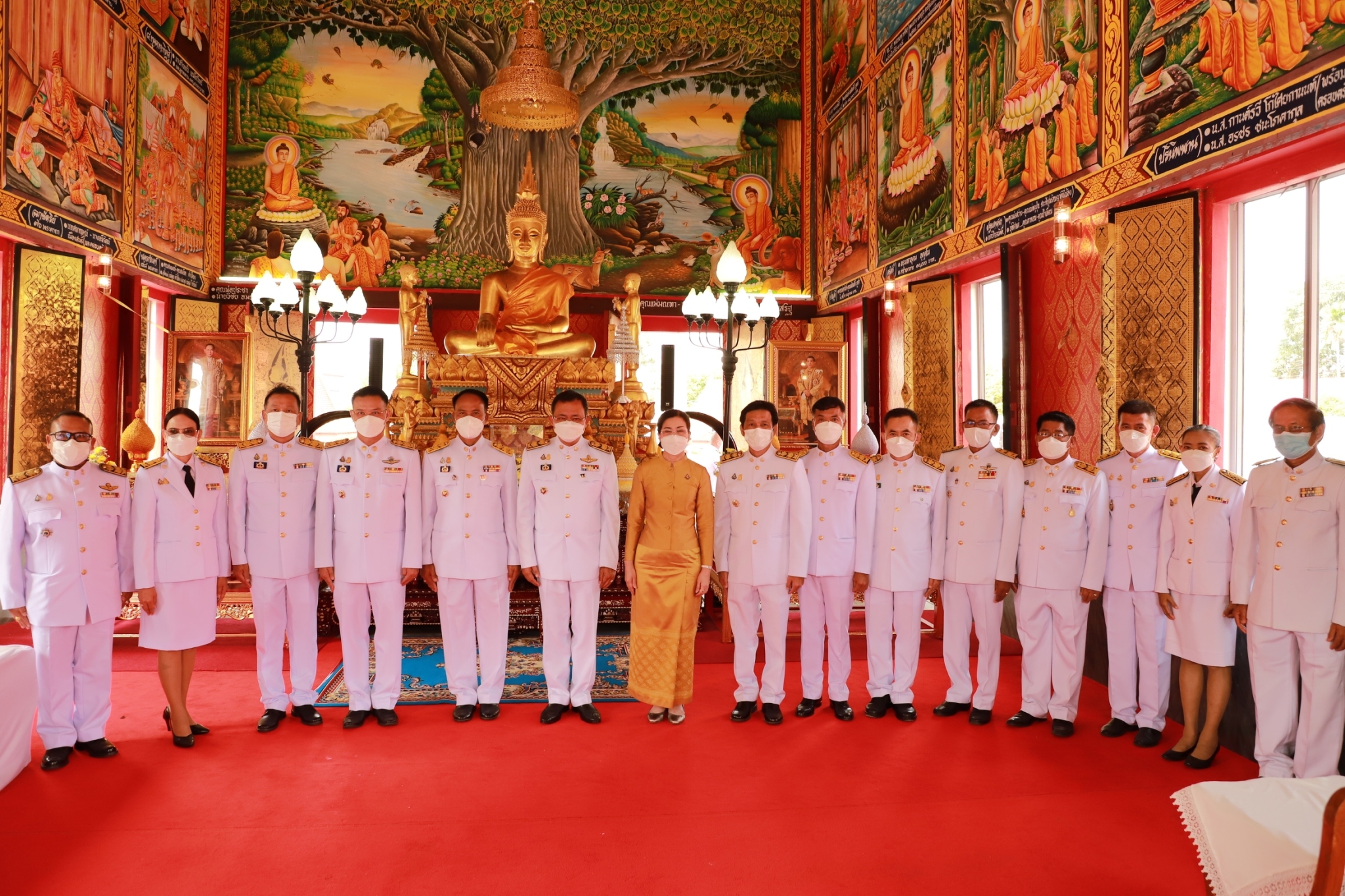 พช.ยโสธร ร่วมพิธีทอดผ้าป่าสนับสนุนโครงการทุนเล่าเรียนหลวง สำหรับพระสงฆ์ไทย ระดับจังหวัด ที่วัดมหาธาตุ (พระอารามหลวง)?