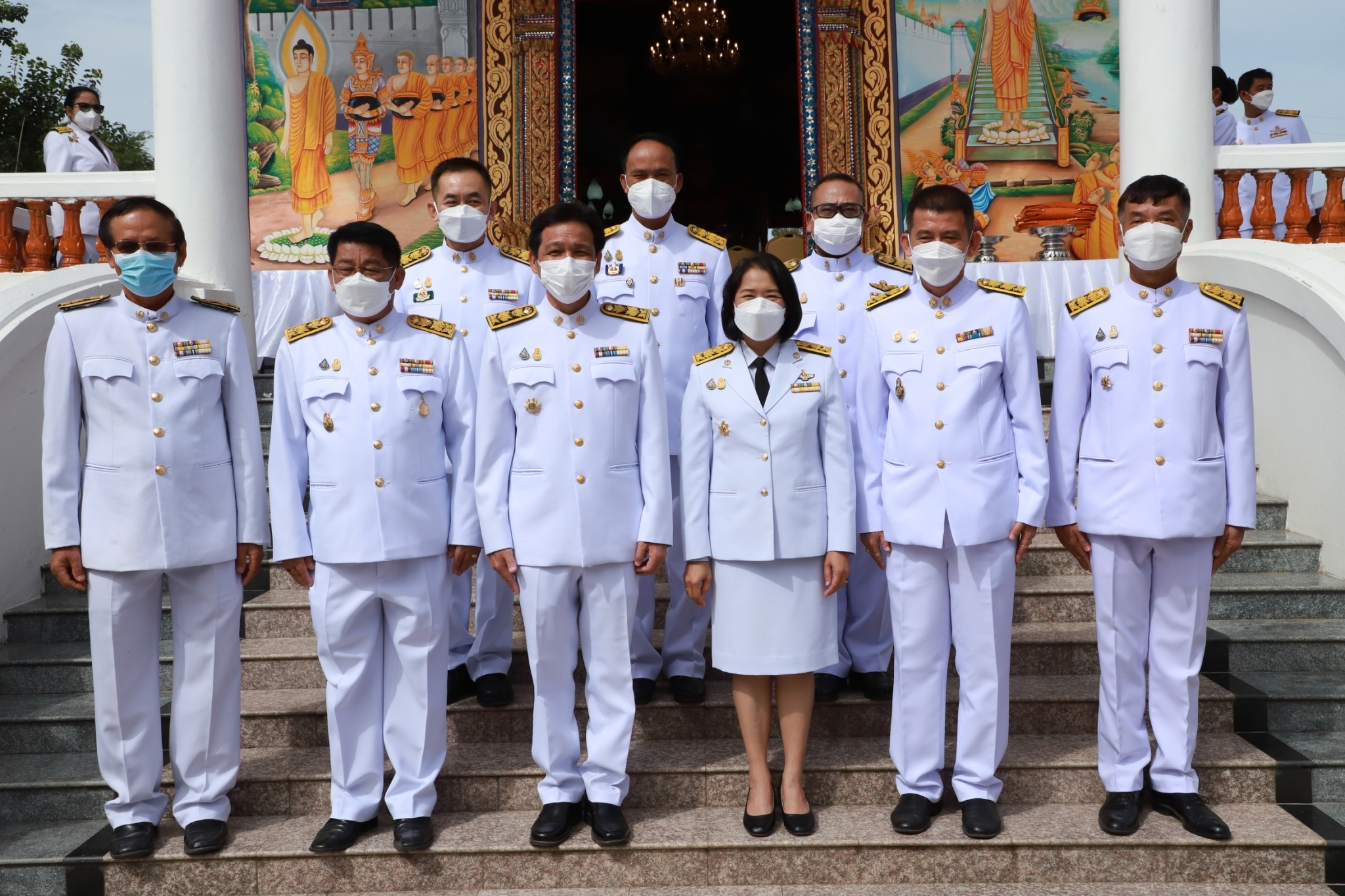 พช.ยโสธร ร่วมพิธีทอดผ้าป่าสนับสนุนโครงการทุนเล่าเรียนหลวง สำหรับพระสงฆ์ไทย ระดับจังหวัด ที่วัดมหาธาตุ (พระอารามหลวง)?