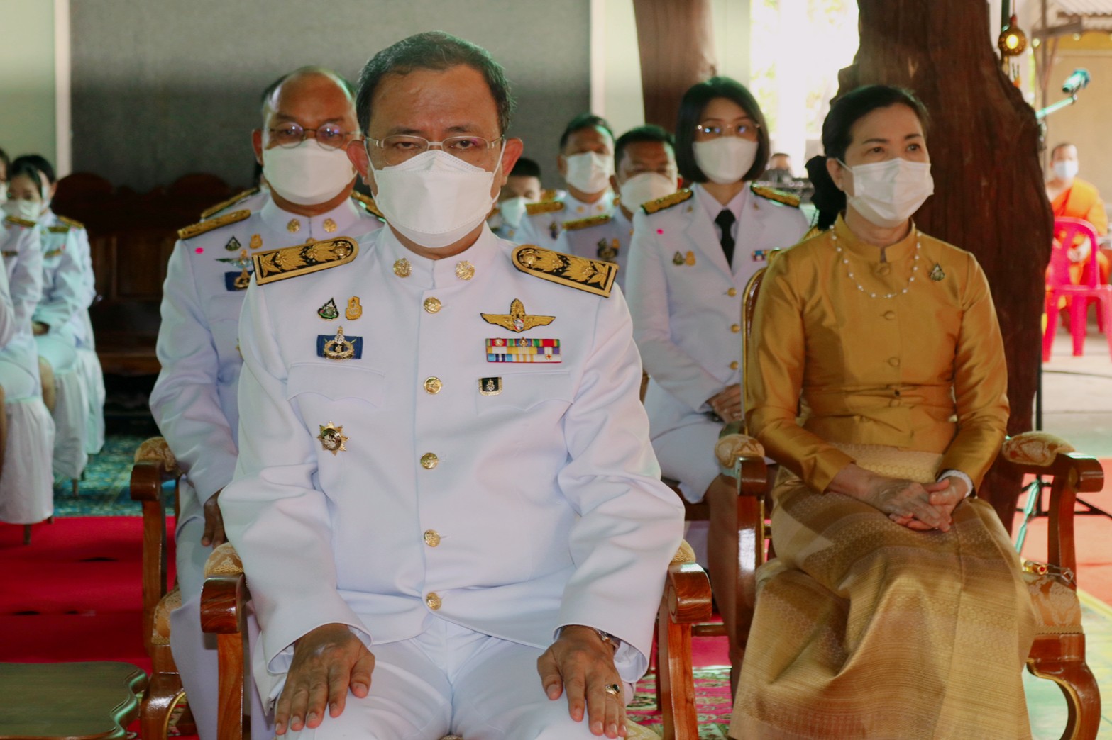 พช.ยโสธร ร่วมพิธีถวายผ้าพระกฐินพระราชทาน ประจำปี 2564 ม.ร.ว.มาลินี จักรพันธุ์ ถวายผ้าพระกฐินพระราชทาน ณ วัดบูรพา ตำบลทุ่งแต้ อำเภอเมืองยโสธร จังหวัดยโสธร ?