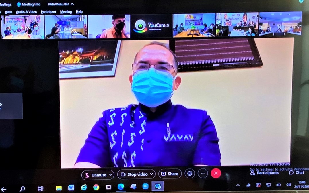 พช.ยโสธร ประชุมเตรียมความพร้อมการขับเคลื่อนงานตามภารกิจของศูนย์สารสนเทศเพื่อการพัฒนาชุมชน ประจำปี 2565 ผ่านระบบวีดิทัศน์ทางไกล(Video conference) ?