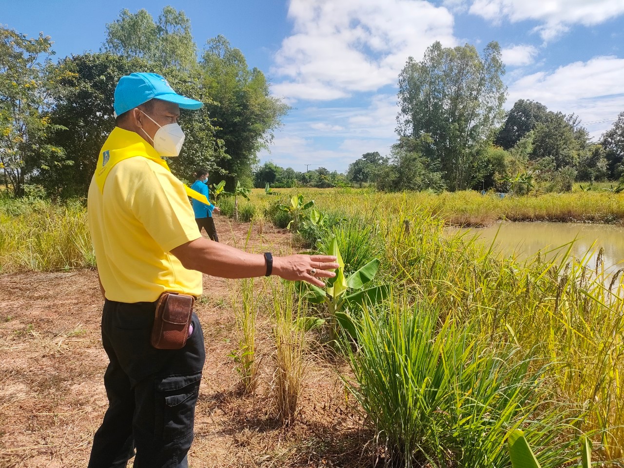 พช.ยโสธร  ลงพื้นที่เยี่ยมต้นแบบผลสำเร็จการพัฒนาคุณภาพชีวิตตามหลักทฤษฎีใหม่ประยุกต์สู่ “โคก หนอง นา ” เพื่อพลิกฟื้นความยั่งยืนสู่ชุมชน ??