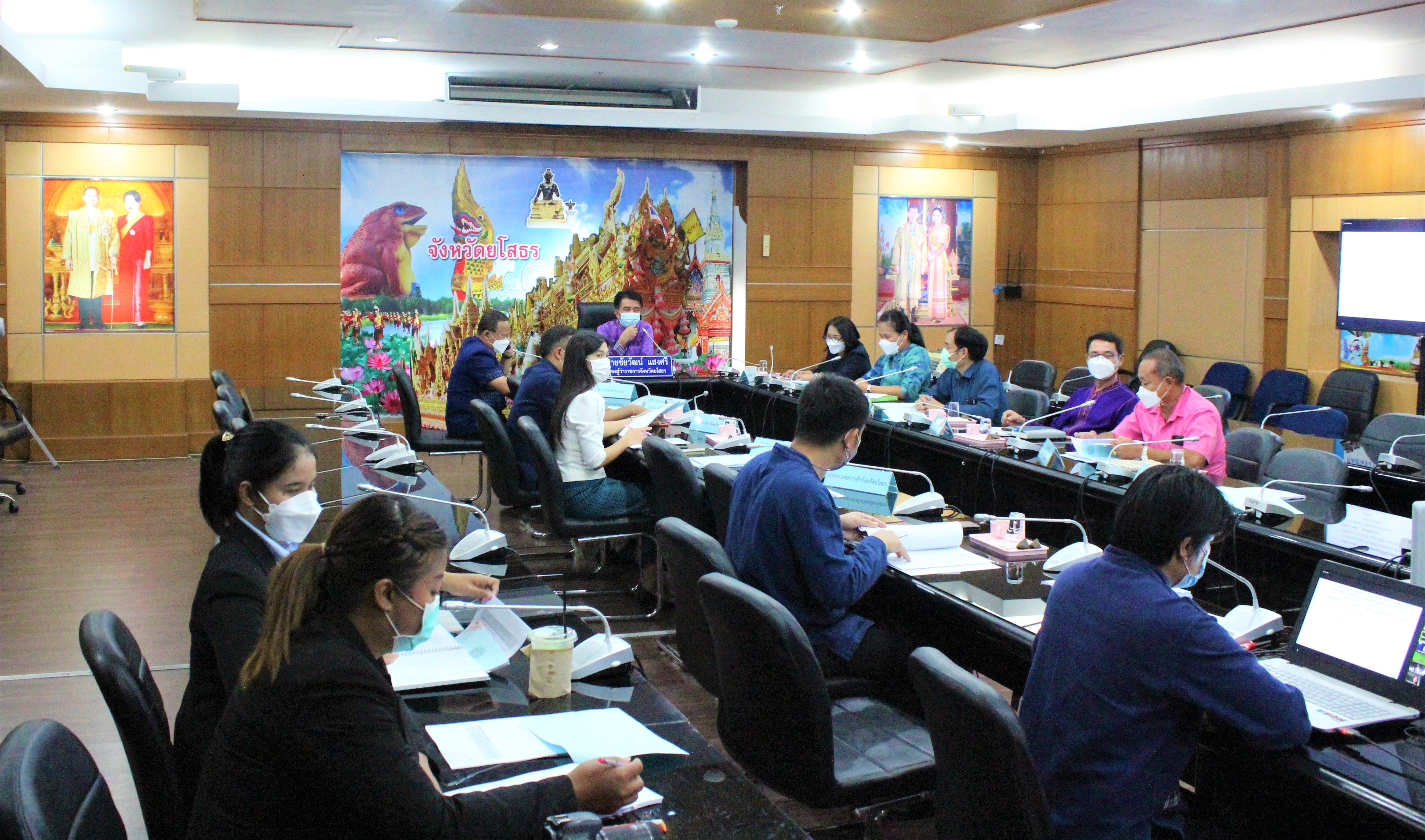 พช.ยโสธร ร่วมประชุมคณะทำงานขับเคลื่อนโปรแกรมการยกระดับคุณภาพชีวิตด้วยวิทยาศาสตร์ เทคโนโลยีและนวัตกรรมในพื้นที่ทุ่งกุลาร้องไห้จังหวัดยโสธร ครั้งที่ 2/2564