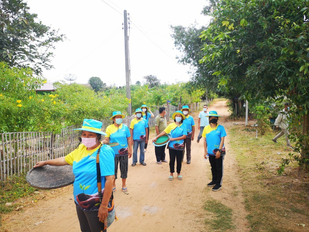พช.ยโสธร ร่วมกิจกรรมเก็บเกี่ยว “ฟ้าทะลายโจร ปลูกเดือนแม่ เก็บเดือนพ่อ”