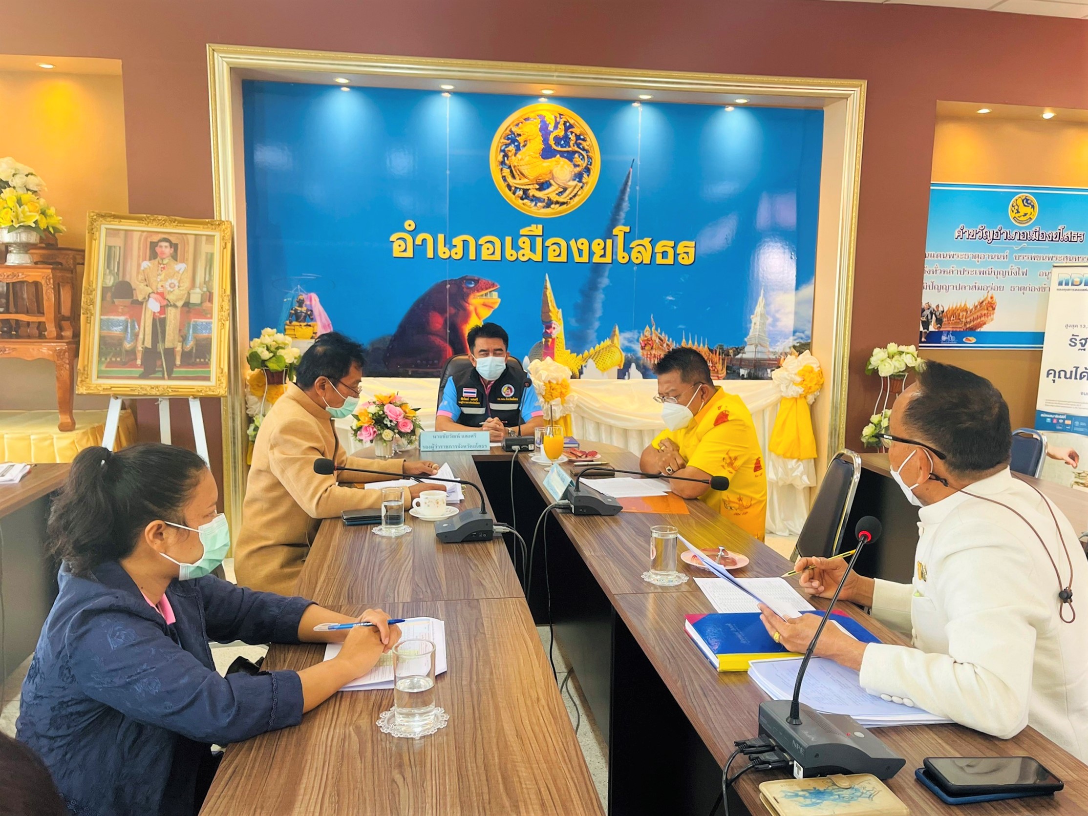 พช.ยโสธร ติดตามผลดำเนินงาน โครงการพัฒนาพื้นที่ต้นแบบการพัฒนาคุณภาพชีวิตตามหลักทฤษฎีใหม่ประยุกต์สู่ “โคก หนอง นา โมเดล” พื้นที่อำเภอเมืองยโสธร จังหวัดยโสธร