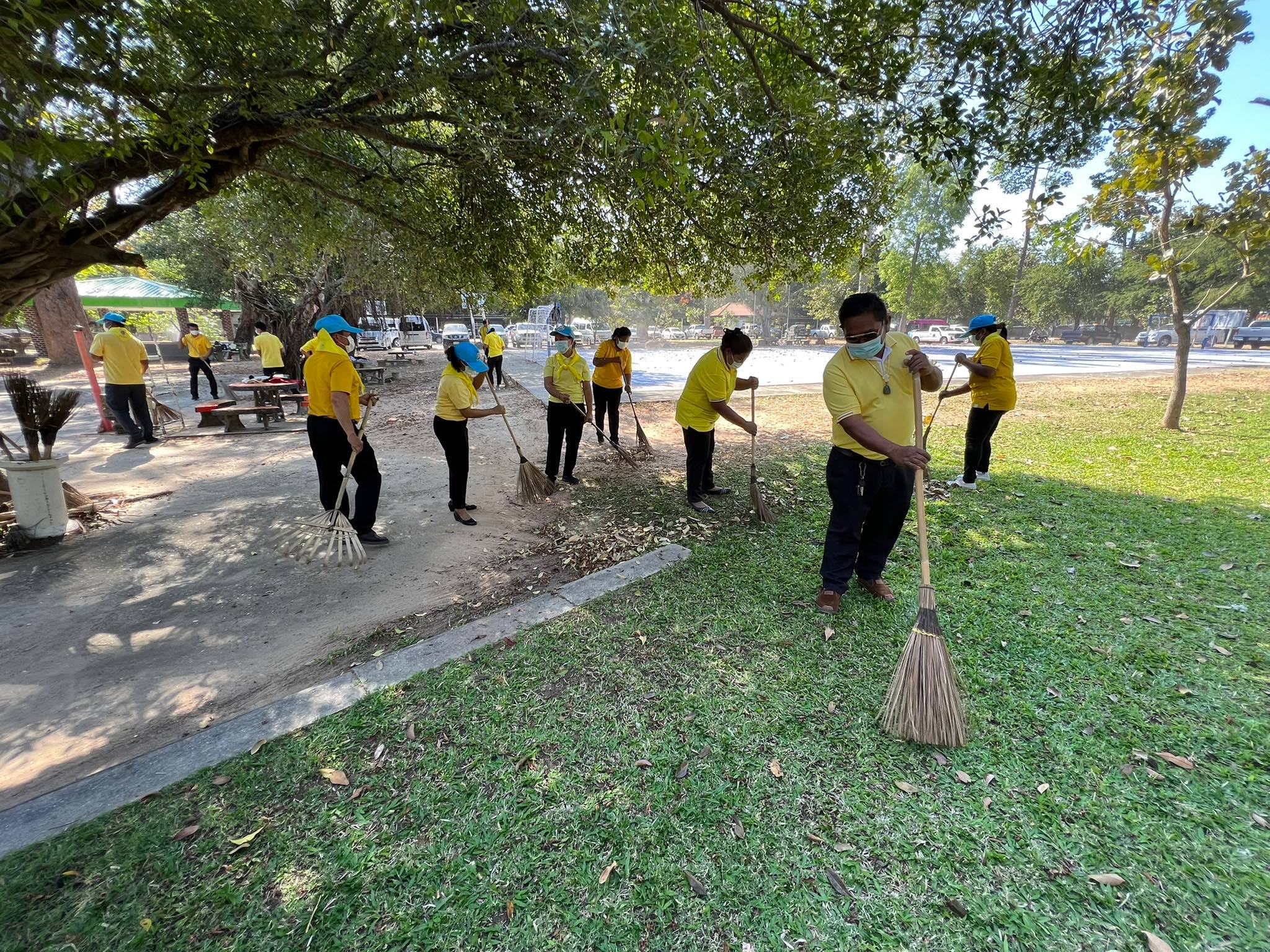 พช.ยโสธร  ร่วมกิจกรรมจิตอาสาพัฒนา เนื่องในวันพ่อขุนรามคำแหงมหาราช วันที่ 17 มกราคม  2565