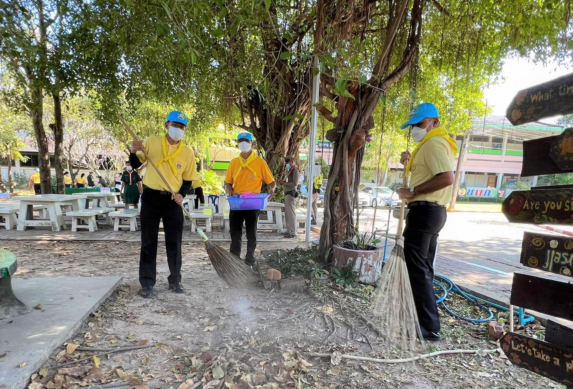 พช.ยโสธร  ร่วมกิจกรรมจิตอาสาพัฒนา เนื่องในวันพ่อขุนรามคำแหงมหาราช วันที่ 17 มกราคม  2565