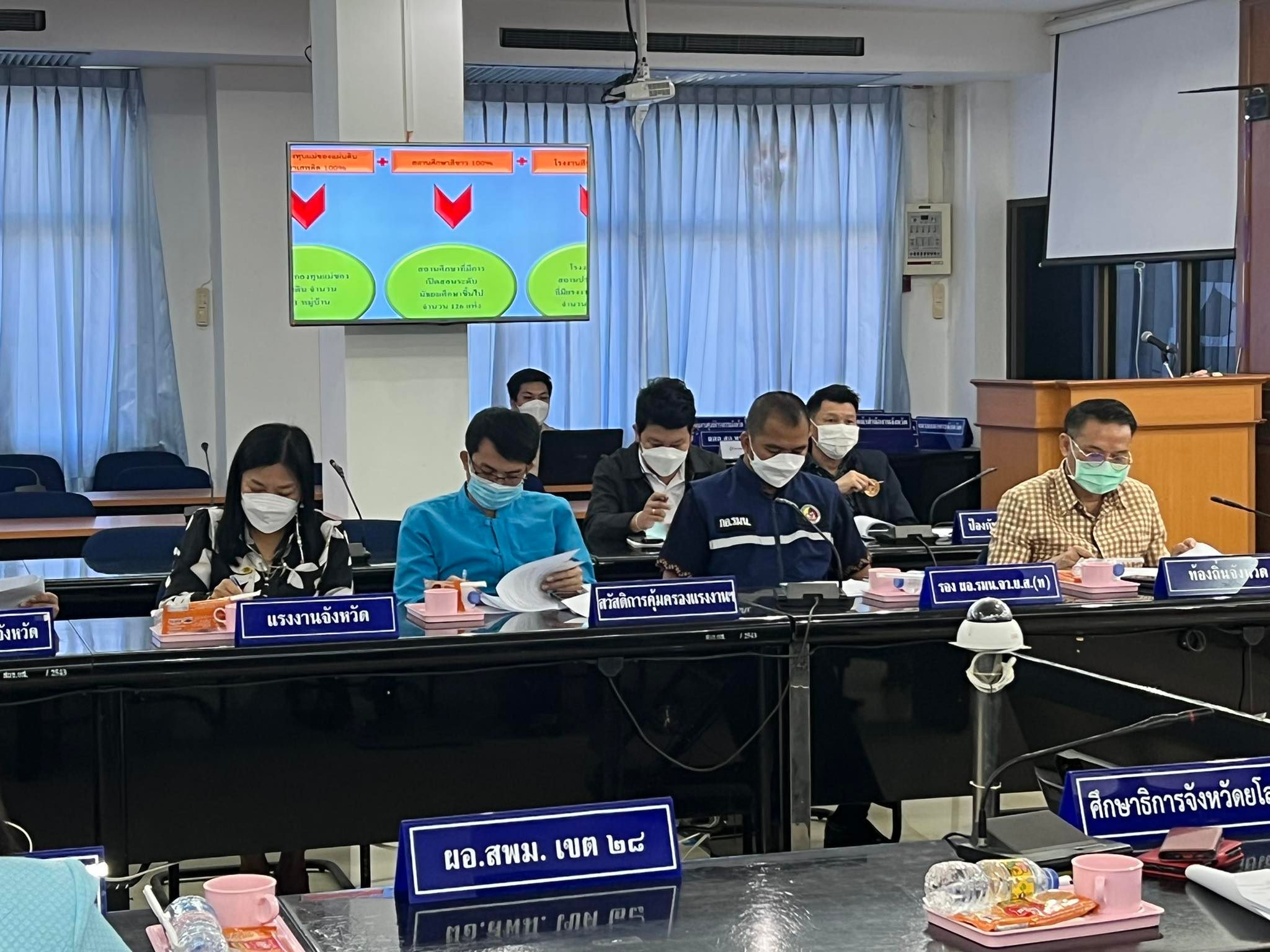 พช.ยโสธร ร่วมประชุมคณะทำงานฝ่ายอำนวยการ ตามแผนปฏิบัติการ 50 ตำบลมั่งคง : พื้นที่ปลอดภัยยาเสพติด จังหวัดยโสธร ประจำปีงบประมาณ พ.ศ. 2565 ?