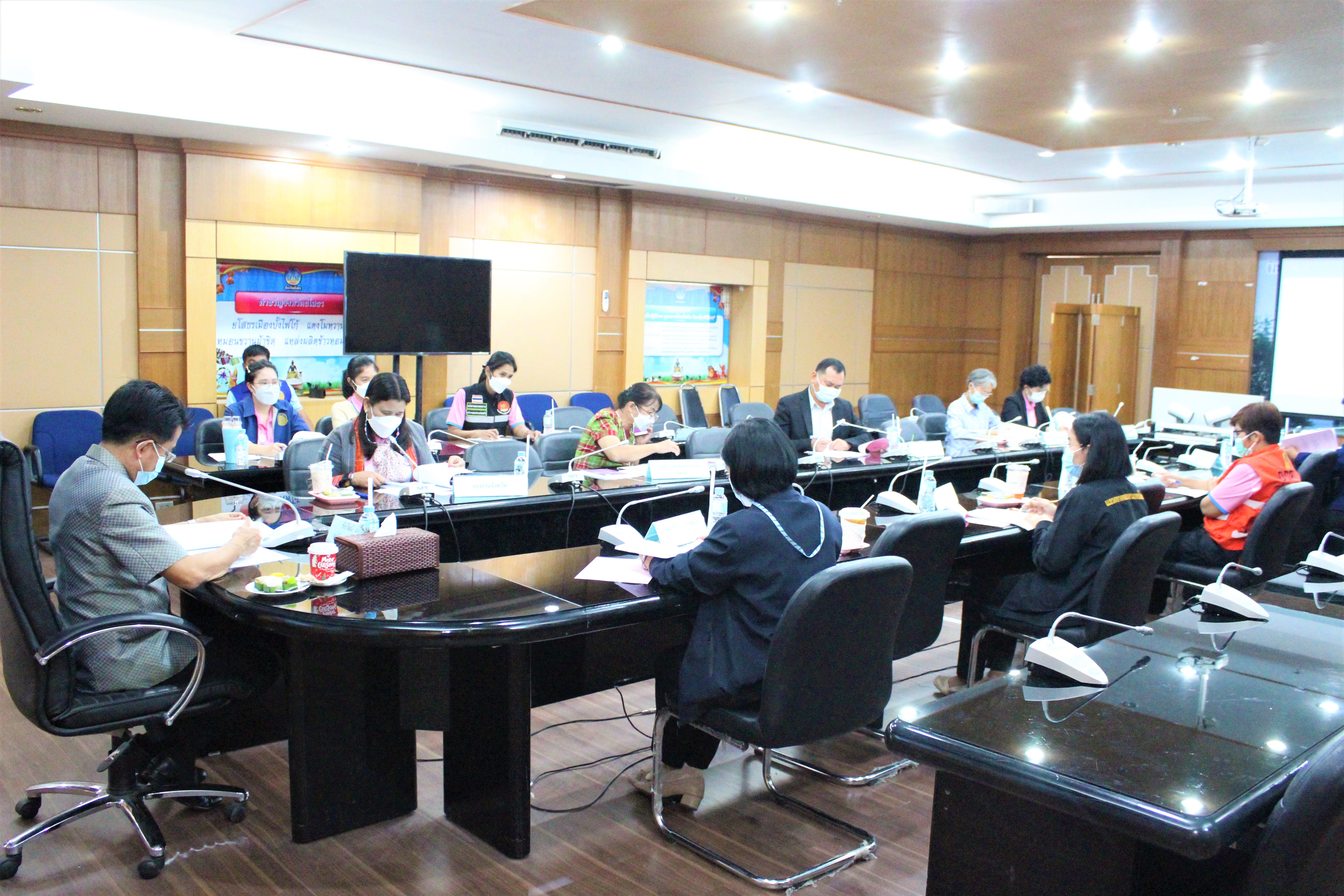 พช.ยโสธร  ร่วมประชุม คณะกรรมการศูนย์ช่วยเหลือผู้ประสบความเดือดร้อนด้านอาชีพกระทรวงแรงงานประจำจังหวัดยโสธร ครั้งที่ 1/ 2565