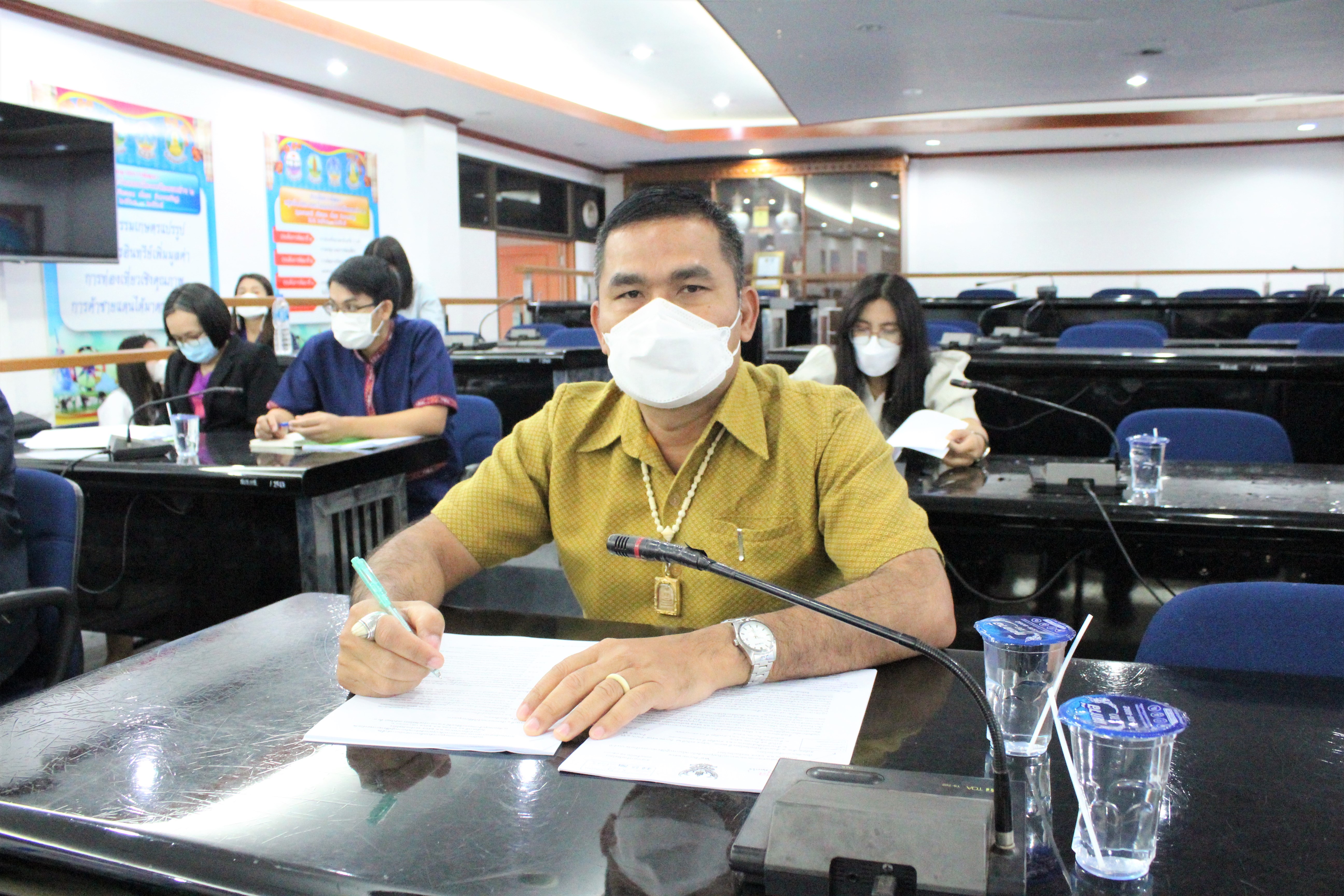 พช.ยโสธร ร่วมประชุมการประเมินส่วนราชการตามมาตรการปรับปรุงประสิทธิภาพในการปฏิบัติราชการของจังหวัดยโสธร  ประจำปีงบประมาณ พ.ศ. 2565  ของจังหวัดยโสธร