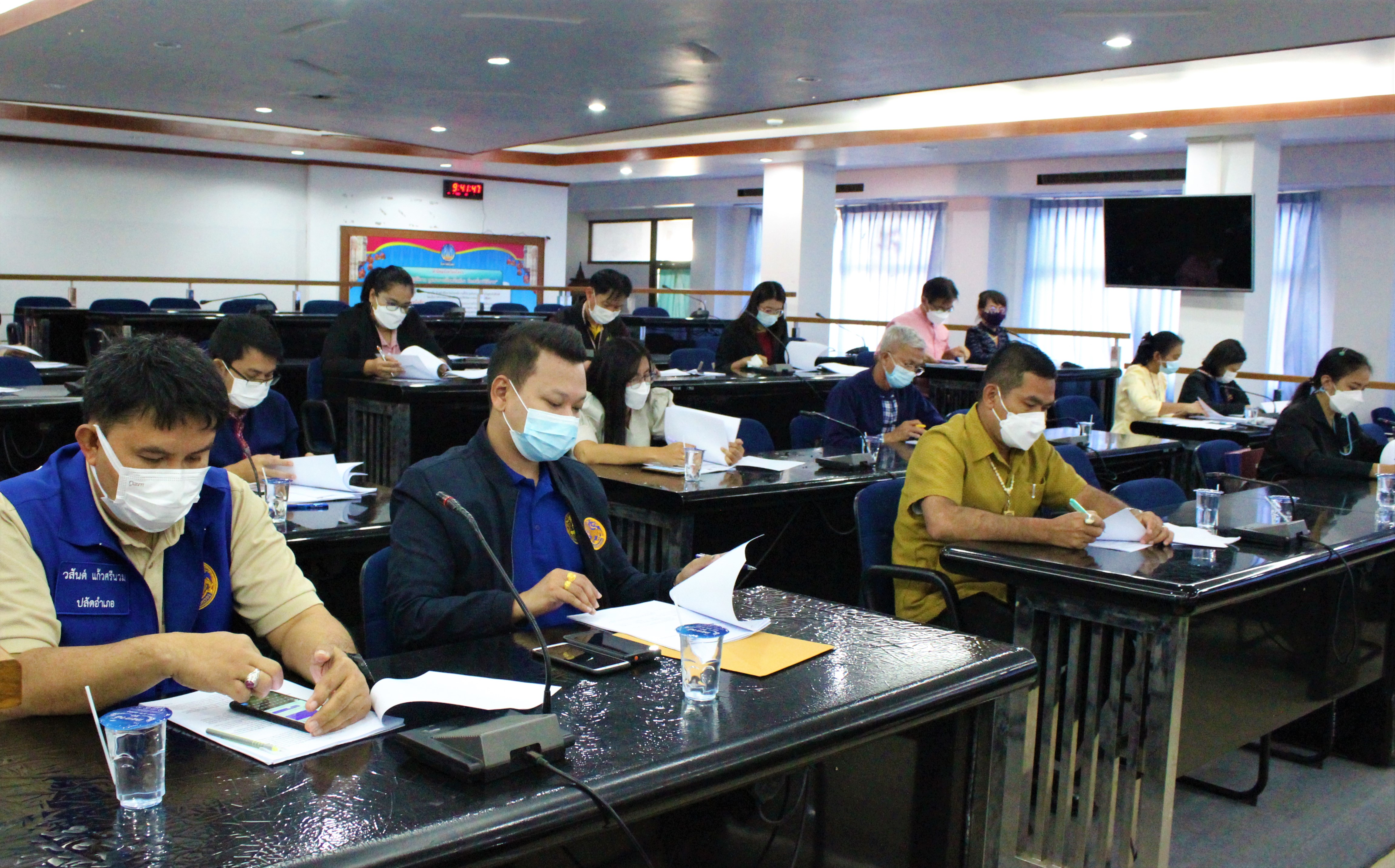 พช.ยโสธร ร่วมประชุมการประเมินส่วนราชการตามมาตรการปรับปรุงประสิทธิภาพในการปฏิบัติราชการของจังหวัดยโสธร  ประจำปีงบประมาณ พ.ศ. 2565  ของจังหวัดยโสธร