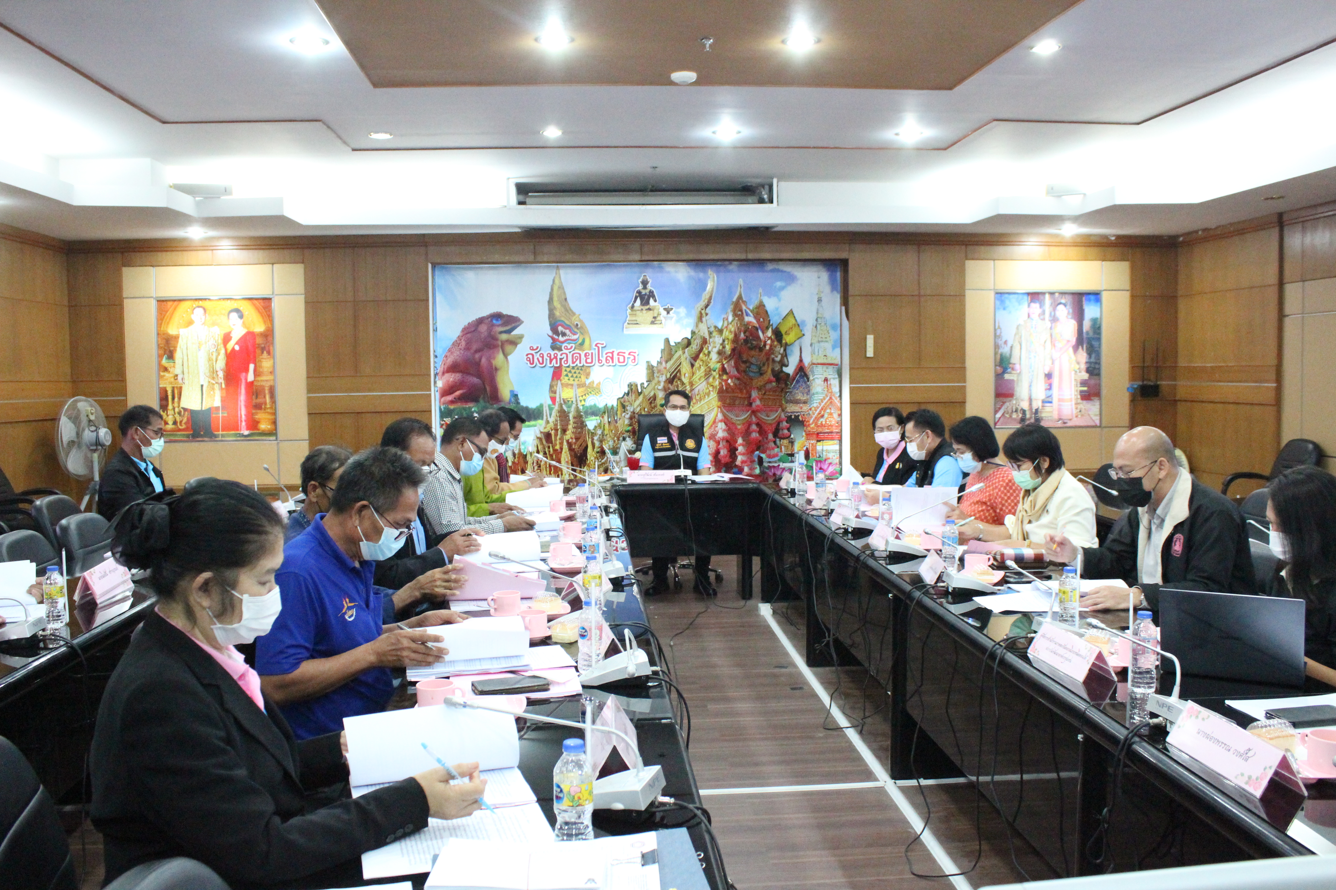 พช.ยโสธร  ร่วมประชุมคณะกรรมการสนับสนุนการขับเคลื่อนสวัสดิการชุมชนจังหวัดยโสธร ครั้งที่ 1/2565?