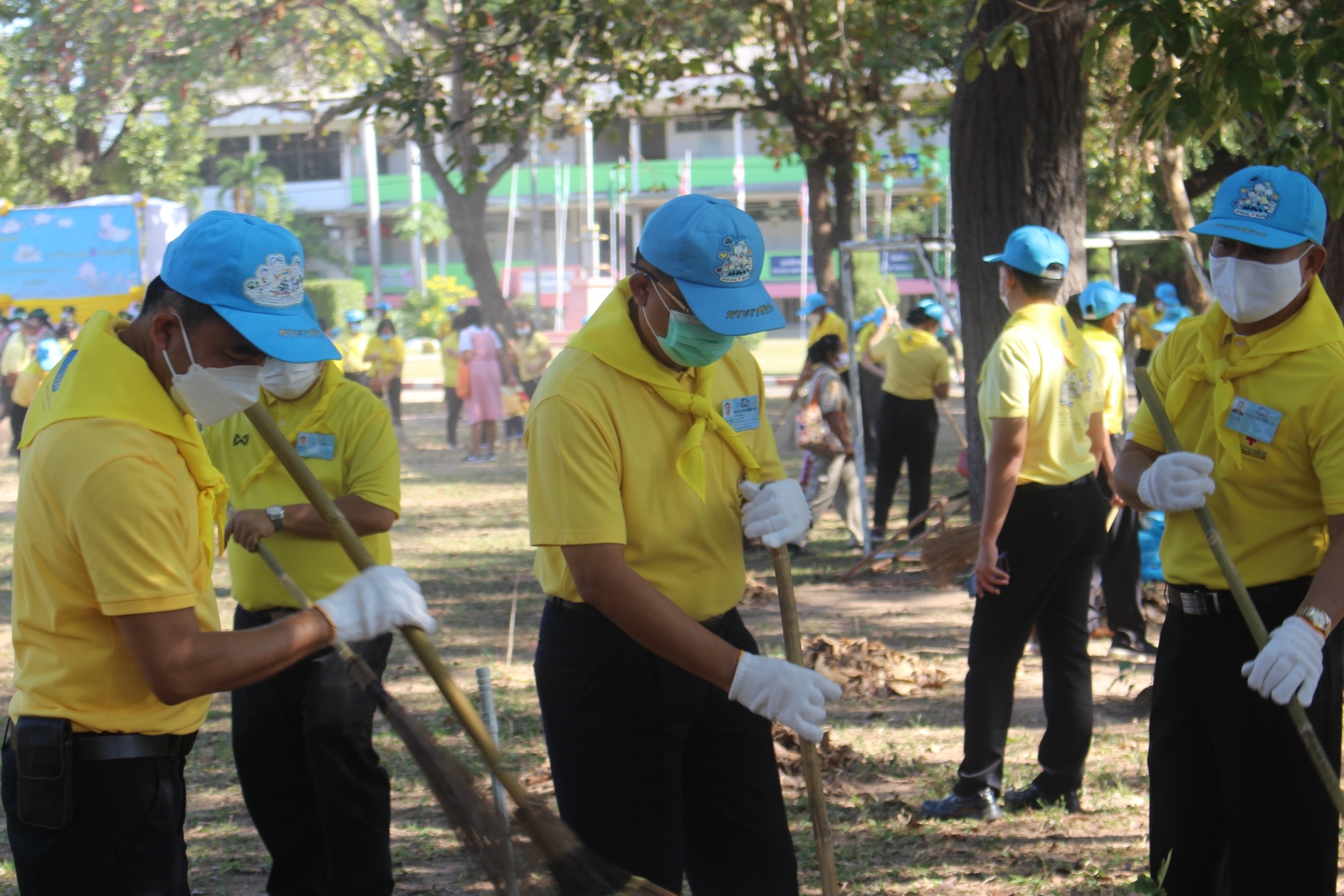 พช.ยโสธร  ร่วมกิจกรรมจิตอาสาพัฒนา เนื่องในวันพ่อขุนรามคำแหงมหาราช วันที่ 17 มกราคม  2565