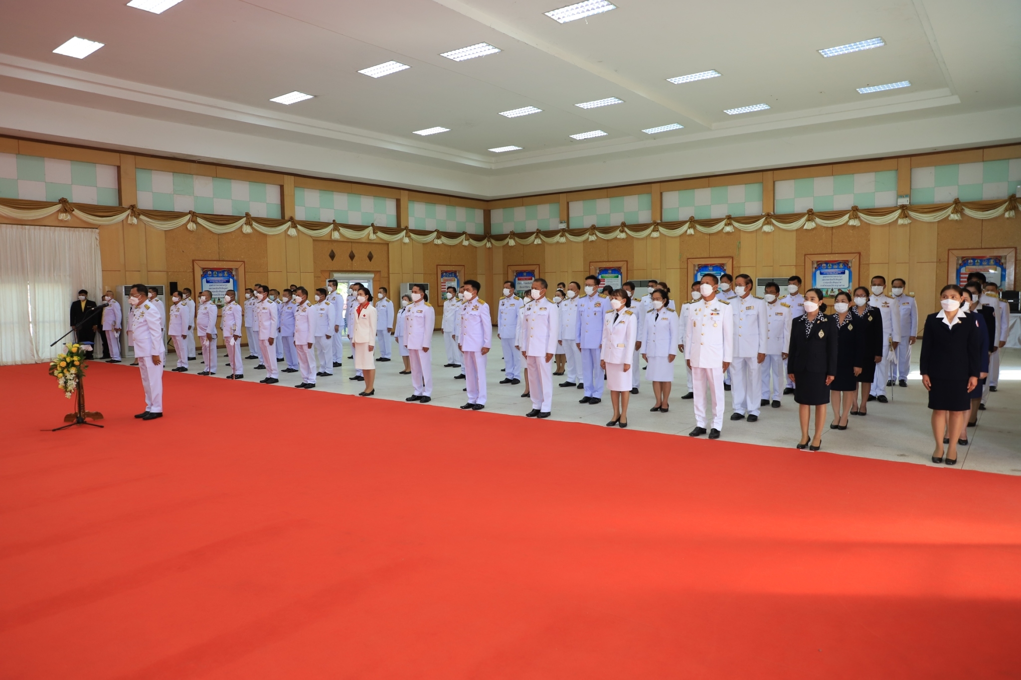 พช.ยโสธร เข้าร่วมพิธีเนื่องในวันพ่อขุนรามคำแหงมหาราช 17 มกราคม 2565