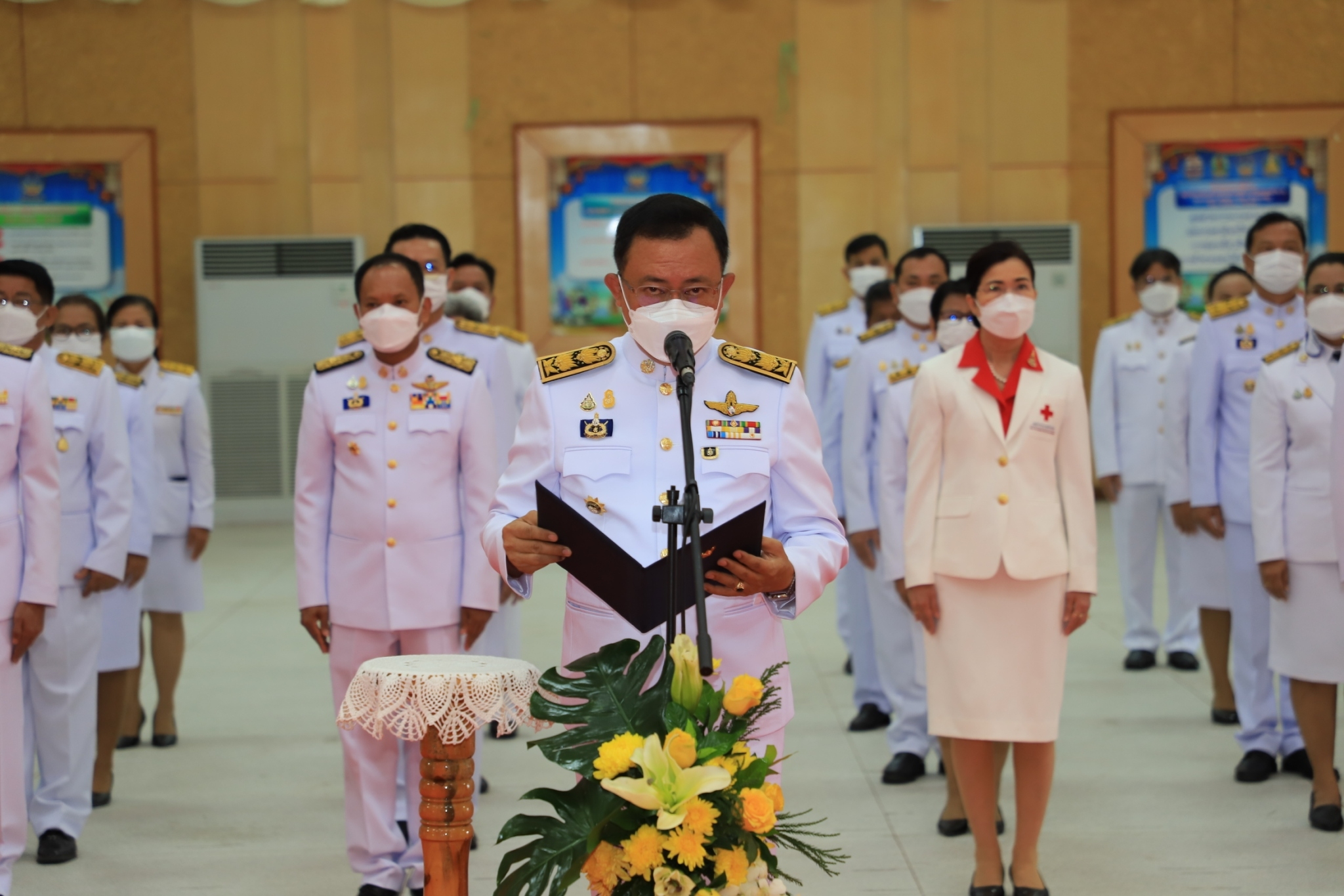 พช.ยโสธร เข้าร่วมพิธีเนื่องในวันพ่อขุนรามคำแหงมหาราช 17 มกราคม 2565