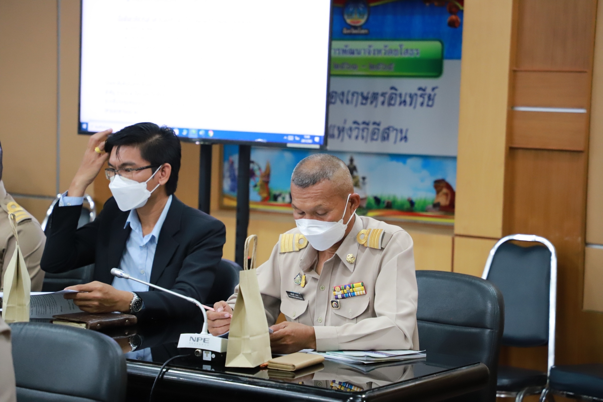 พช.ยโสธร ร่วมประชุมการสื่อสารแผนและจัดทำประเด็นที่สอดคล้องกับเรื่องสื่อสารสำคัญ ประจำปี พ.ศ.2565 ครั้งที่ 2 ( โครงการ 50 ความดี 50ปี จังหวัดยโสธร )