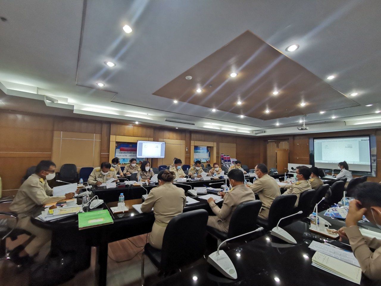 พช.ยโสธร ประชุมผู้บริหารและเจ้าหน้าที่พัฒนาชุมชนสังกัดสำนักงานพัฒนาชุมชนจังหวัดยโสธร ครั้งที่ 1/2565 ประจำเดือน มกราคม