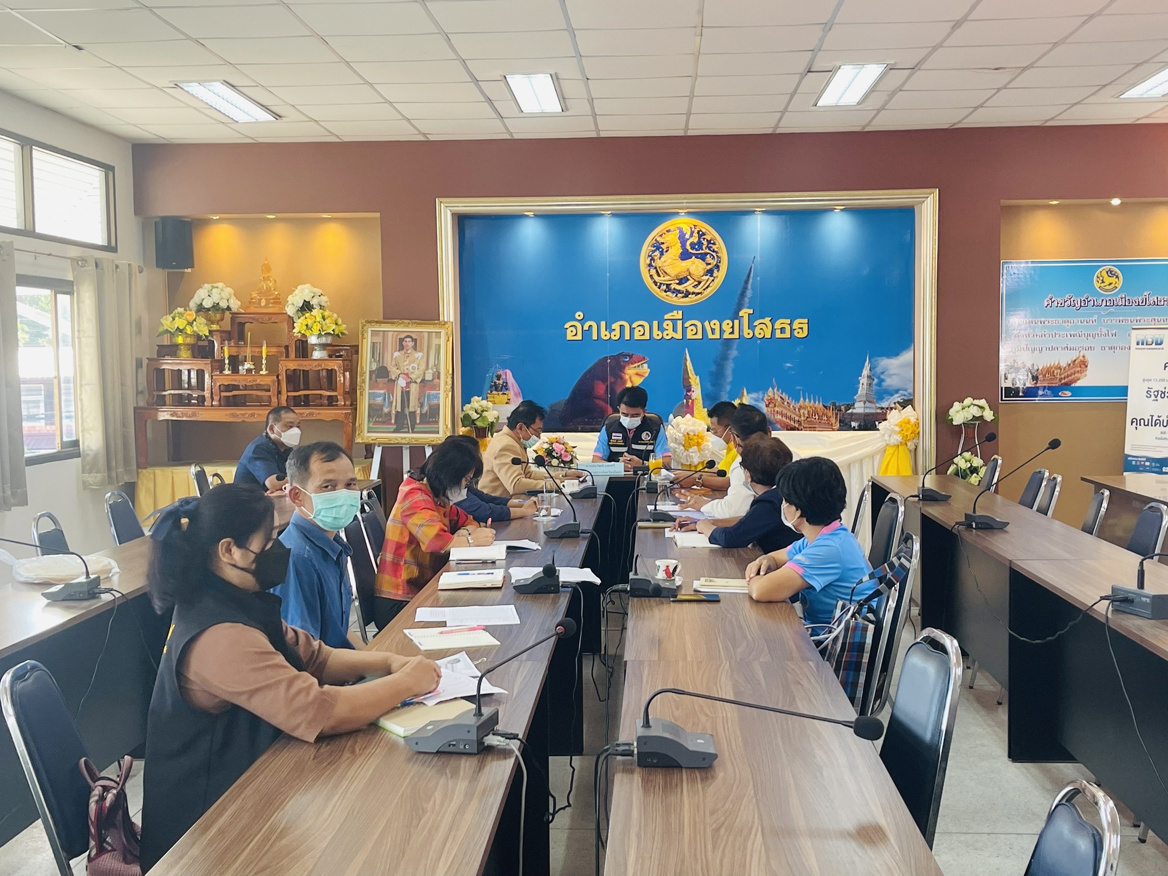 พช.ยโสธร ติดตามผลดำเนินงาน โครงการพัฒนาพื้นที่ต้นแบบการพัฒนาคุณภาพชีวิตตามหลักทฤษฎีใหม่ประยุกต์สู่ “โคก หนอง นา โมเดล” พื้นที่อำเภอเมืองยโสธร จังหวัดยโสธร