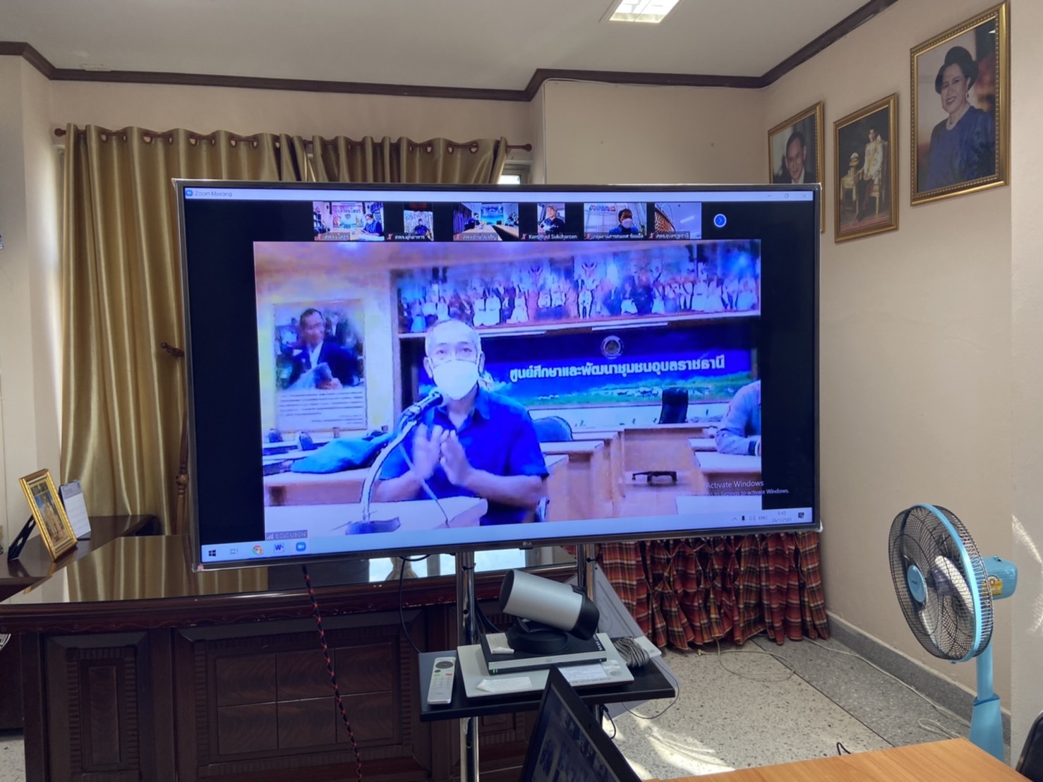 พช.ยโสธร ร่วมรับฟังการประชุมชี้แจงเตรียมความพร้อมการดำเนินงาน โครงการฝึกอาชีพประชาชนพัฒนาคุณภาพคนทุกช่วงวัย ตามหลักปรัชญาของเศรษฐกิจพอเพียง