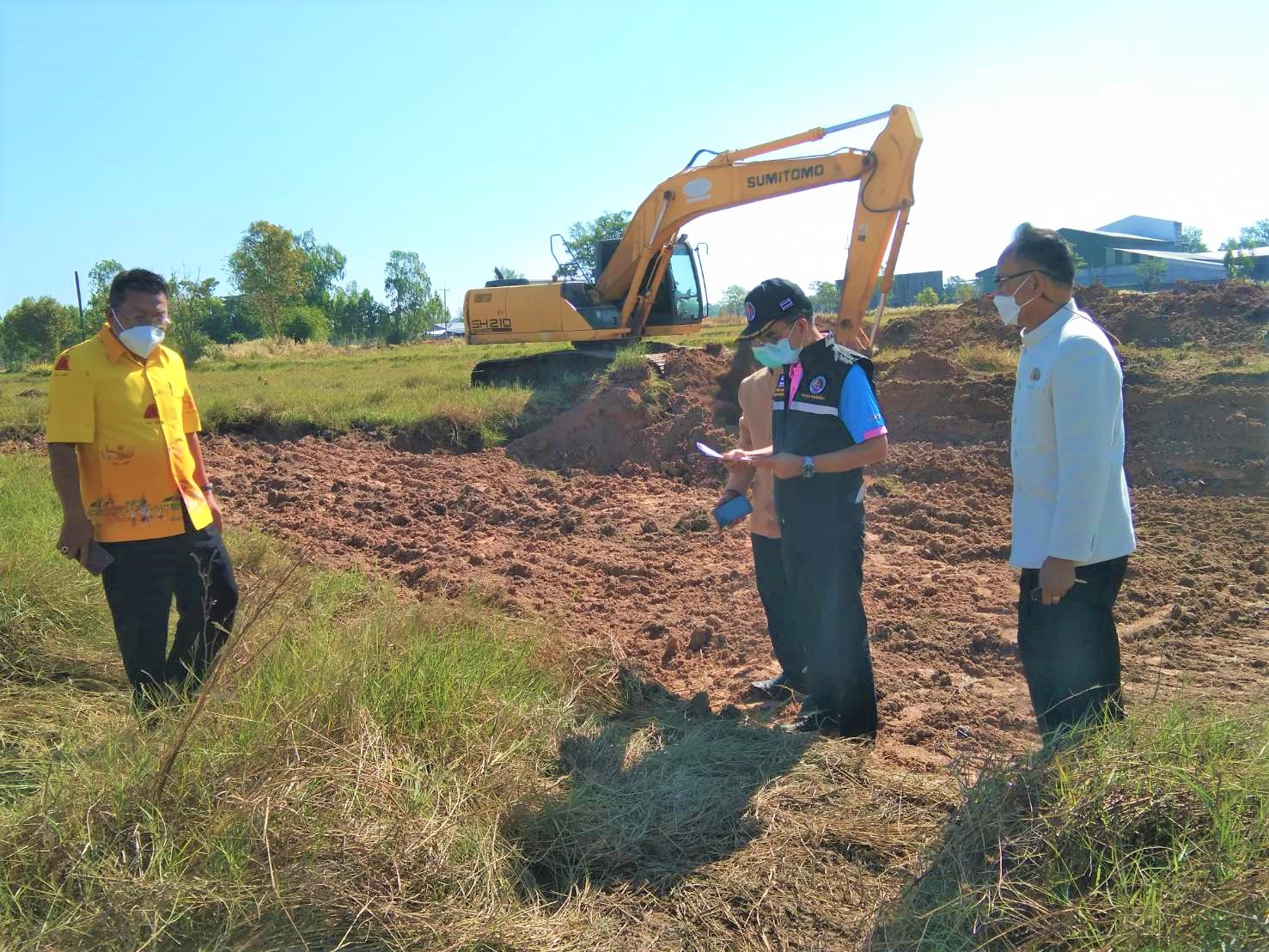 พช.ยโสธร ติดตามผลดำเนินงาน โครงการพัฒนาพื้นที่ต้นแบบการพัฒนาคุณภาพชีวิตตามหลักทฤษฎีใหม่ประยุกต์สู่ “โคก หนอง นา โมเดล” พื้นที่อำเภอเมืองยโสธร จังหวัดยโสธร