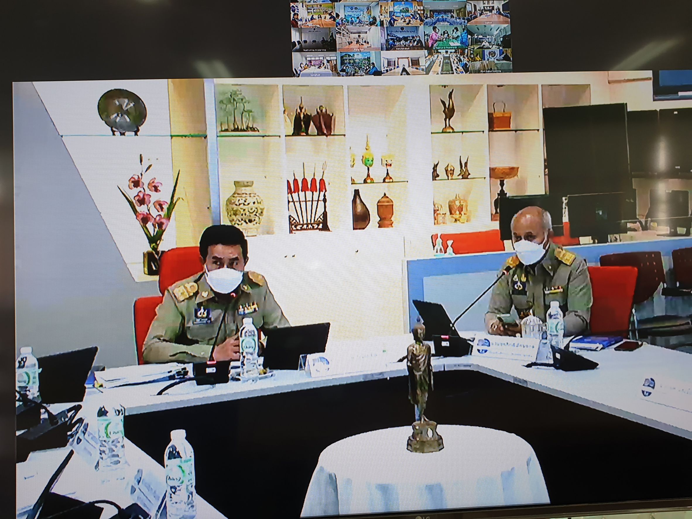 พช.ยโสธร  ประชุมกรมการพัฒนาชุมชน ครั้งที่ 2/2565 ผ่านระบบ วีดิทัศน์ทางไกล (VDO Conference) และรับชมผ่าน tv พช.