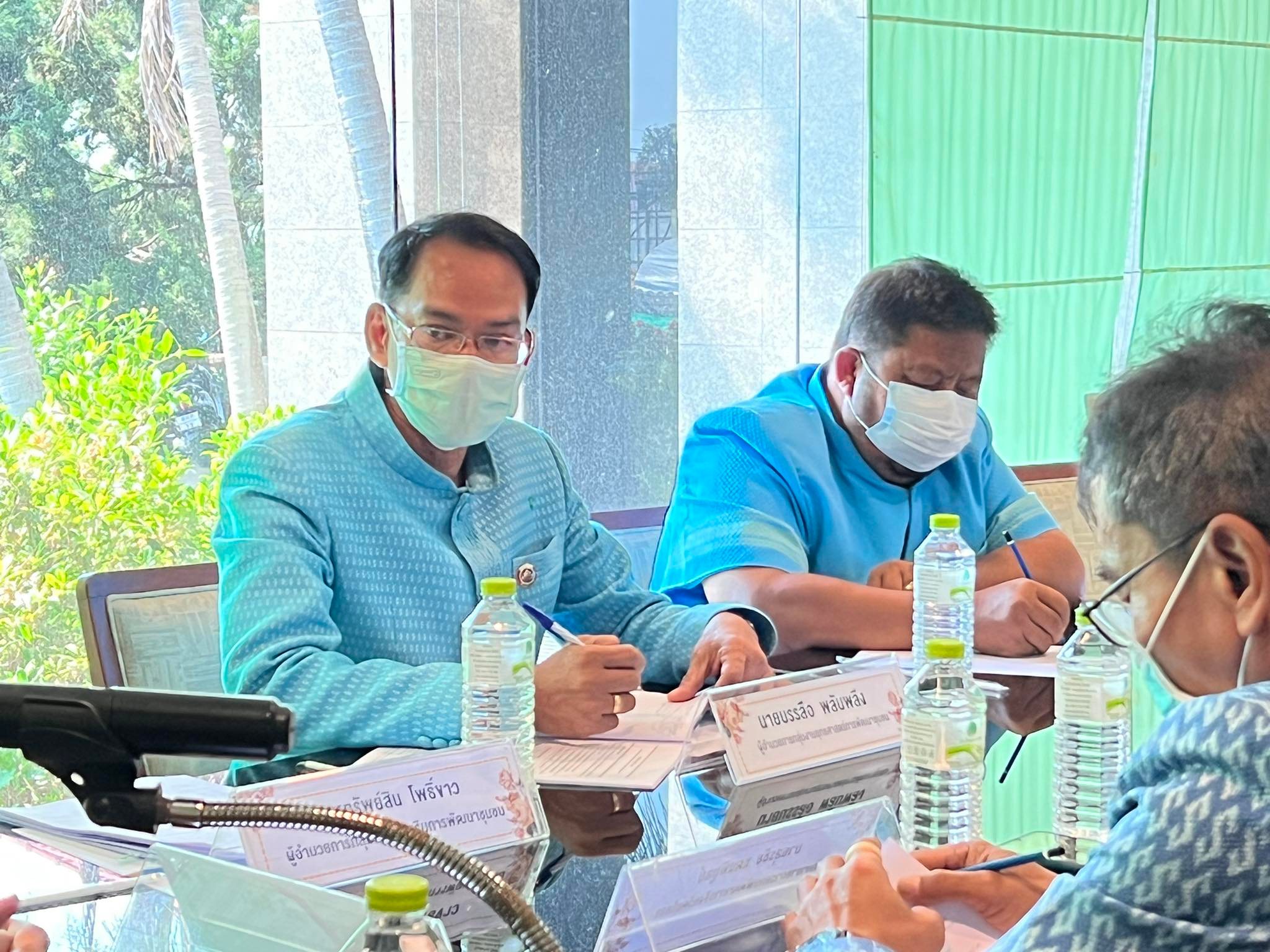 พช.ยโสธร ประชุมรับการตรวจราชการของผู้ตรวจราชการกรมการพัฒนาชุมชน เขตตรวจราชการที่ 14 (กลุ่มจังหวัดภาคตะวันออกเฉียงเหนือตอนล่าง 2) ประจำเดือนกุมภาพันธ์ 2565