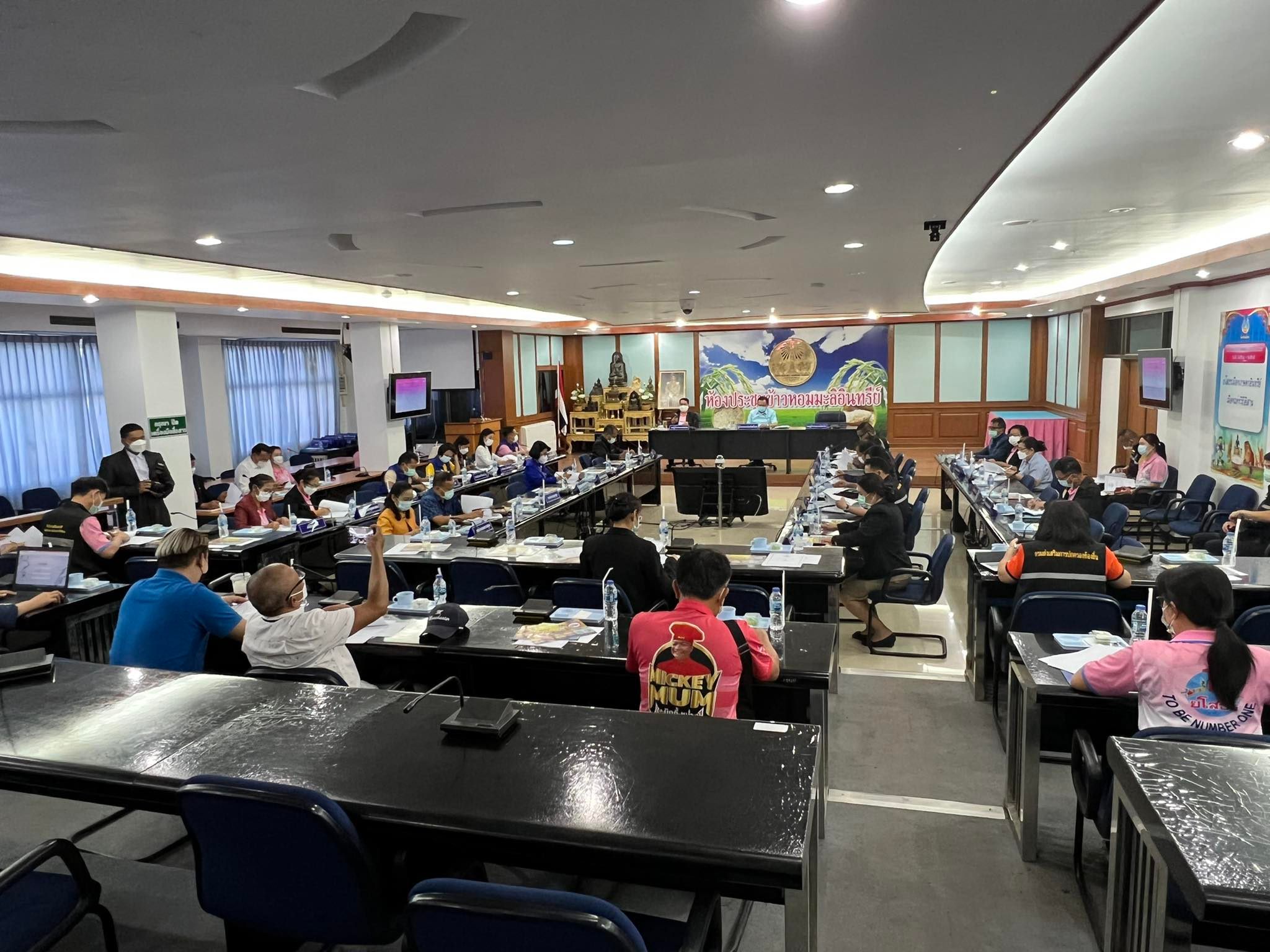 พช.ยโสธร ร่วมประชุมคณะกรรมการดำเนินการจัดงานสถาปนาจังหวัดยโสธร ประจำปี 2565 “สะออน 50 ปี ศรียโสธร