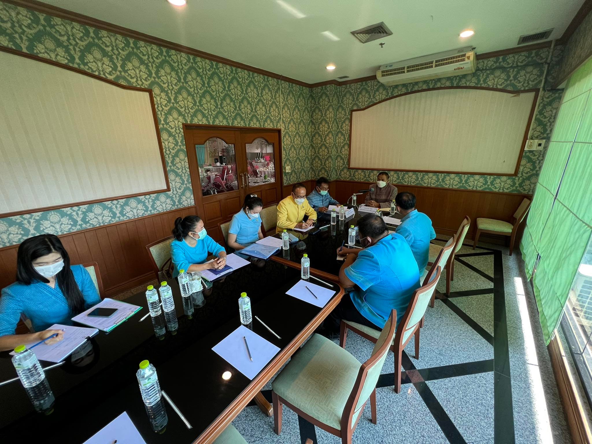 พช.ยโสธร ประชุมรับการตรวจราชการของผู้ตรวจราชการกรมการพัฒนาชุมชน เขตตรวจราชการที่ 14 (กลุ่มจังหวัดภาคตะวันออกเฉียงเหนือตอนล่าง 2) ประจำเดือนกุมภาพันธ์ 2565