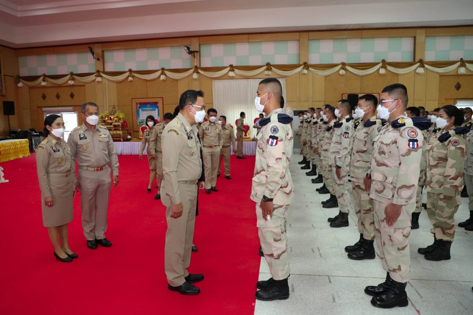 พช.ยโสธร  ร่วมกิจกรรมวันคล้ายวันสถาปนากองอาสารักษาดินแดน ครบรอบ 68 ปี และมอบทุนการศึกษาของสมาคมแม่บ้านมหาดไทย ประจำปี 2565