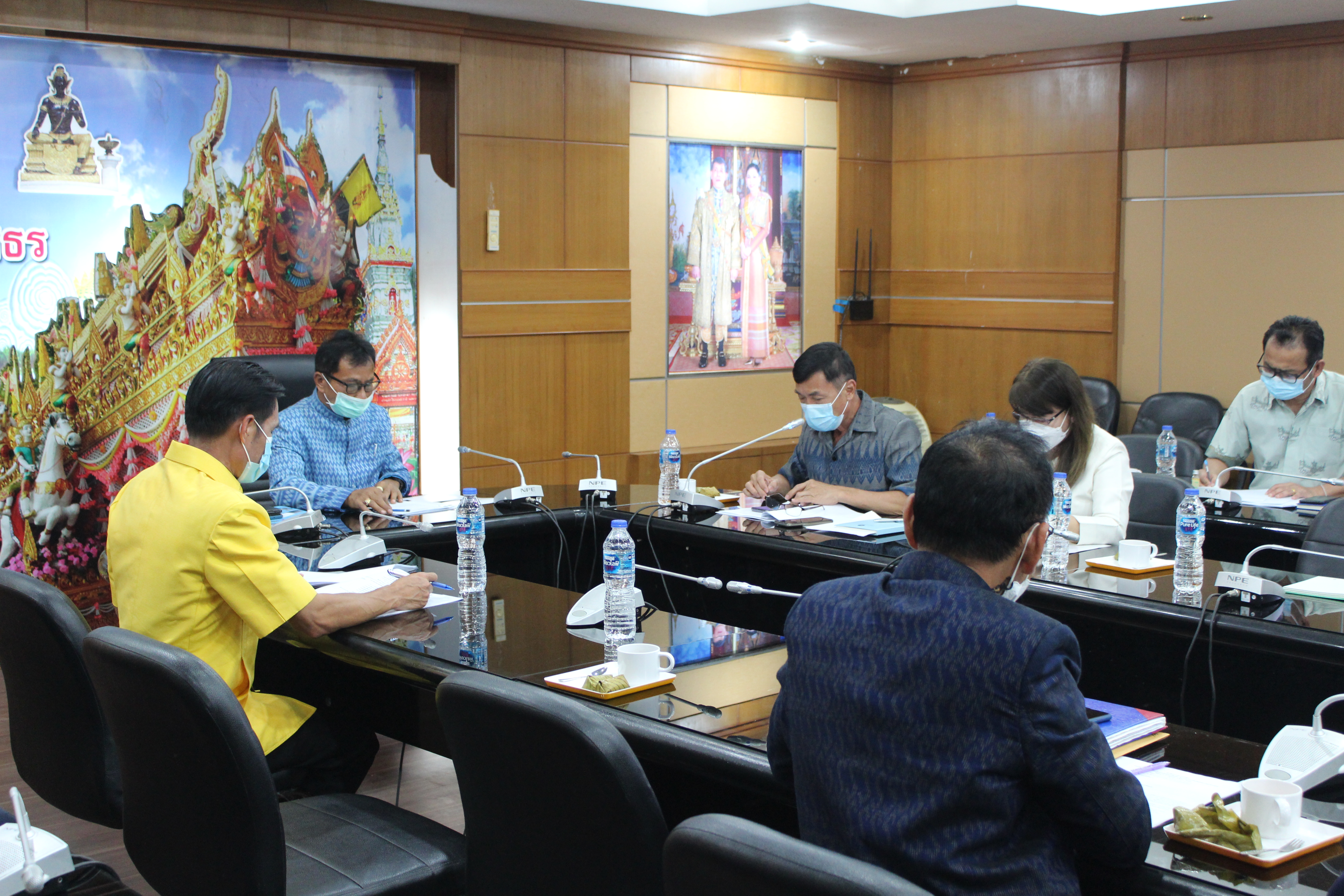 พช.ยโสธร ประชุมเดินแบบผ้าไทยงานสถาปนาจังหวัดยโสธร “ สะออน 50 ปี ศรียโสธร