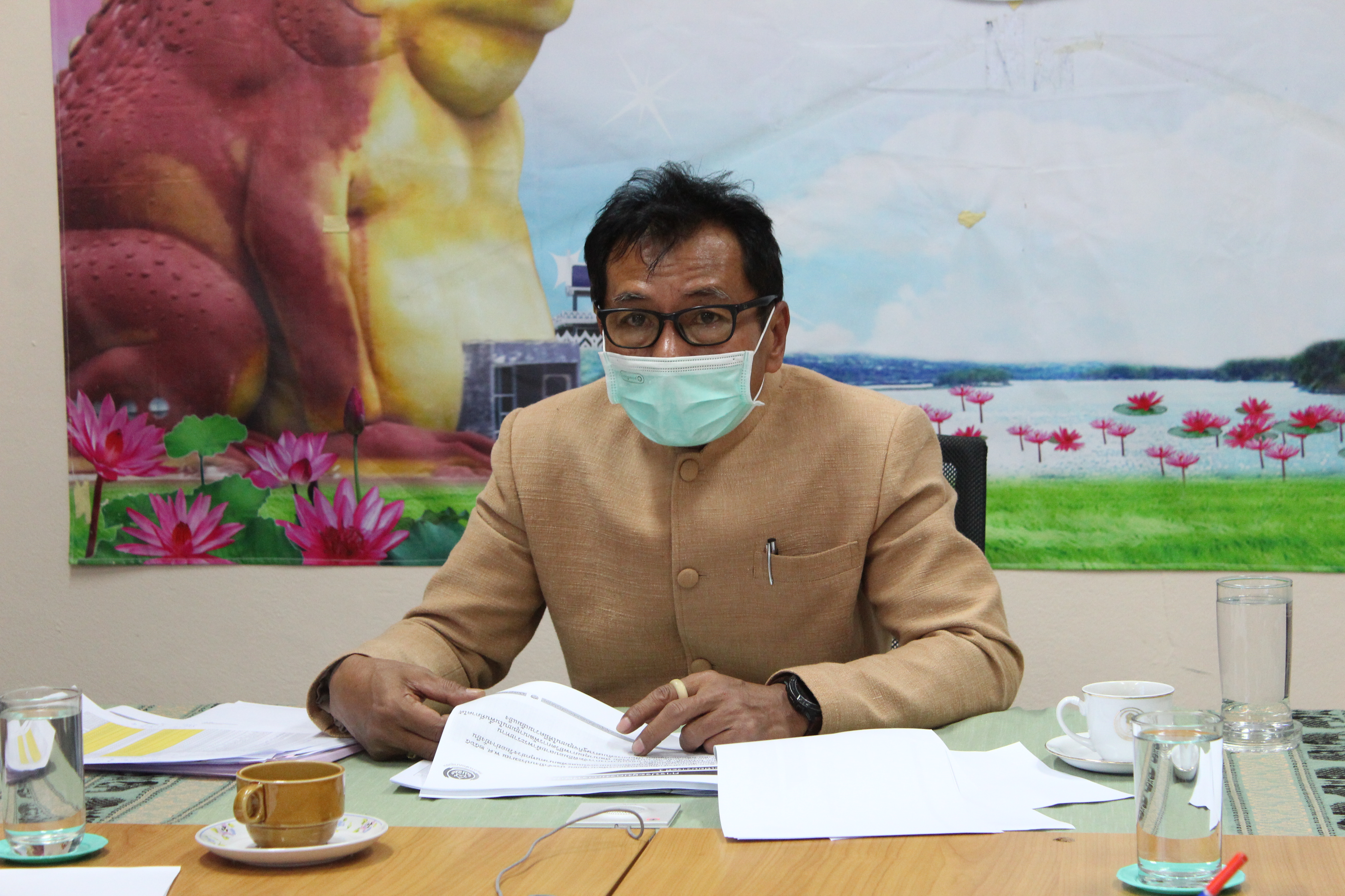 พช.ยโสธร  ประชุมกรมการพัฒนาชุมชน ครั้งที่ 2/2565 ผ่านระบบ วีดิทัศน์ทางไกล (VDO Conference) และรับชมผ่าน tv พช.