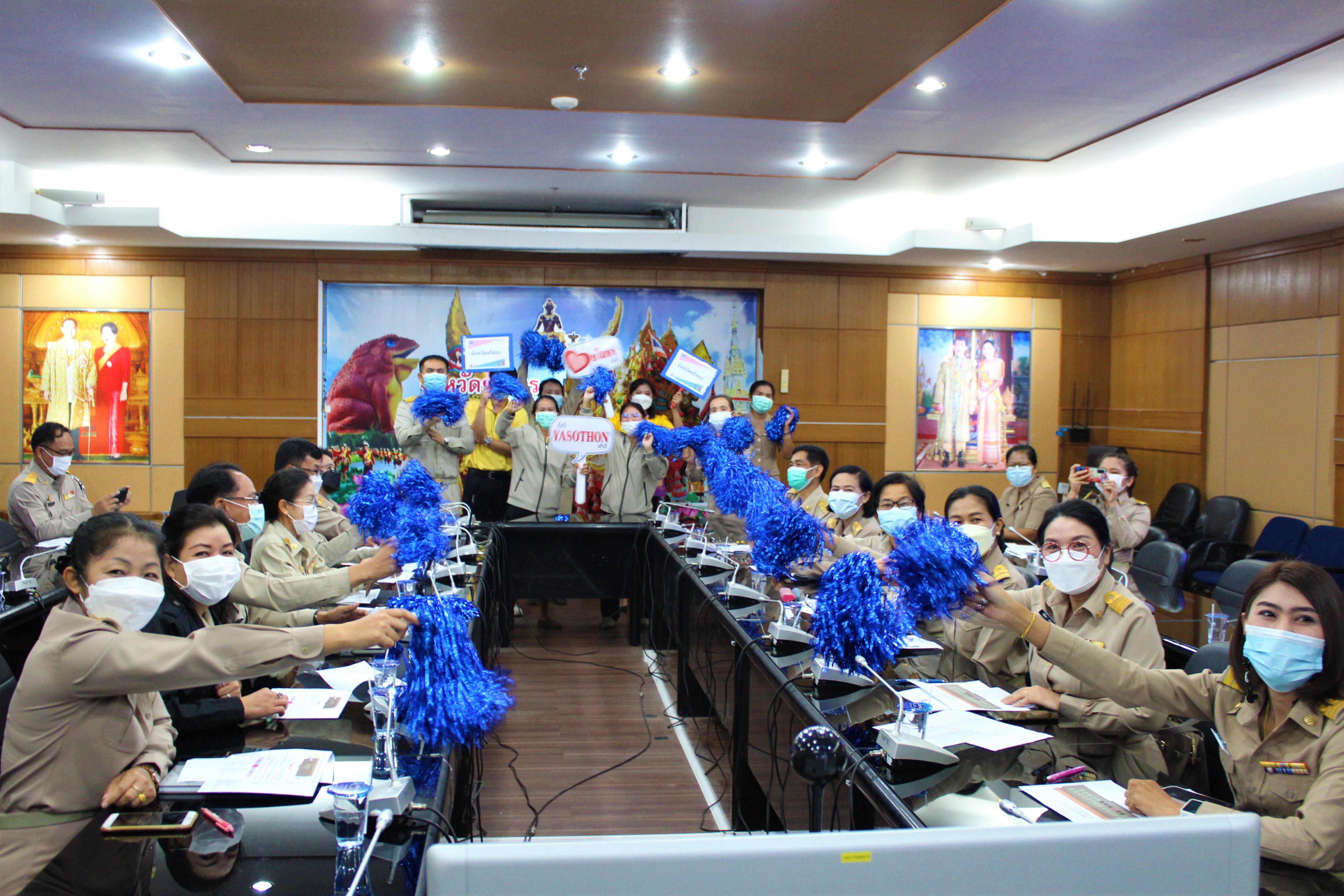 พช.ยโสธร ร่วมพิธีมอบรางวัลองค์กรที่มีความเป็นเลิศในการบริหารจัดการด้านการเงินการคลัง ครั้งที่ 7 ประจำปีงบประมาณ พ.ศ. 2563  ผ่านระบบ  Zoom Cloud Meeting