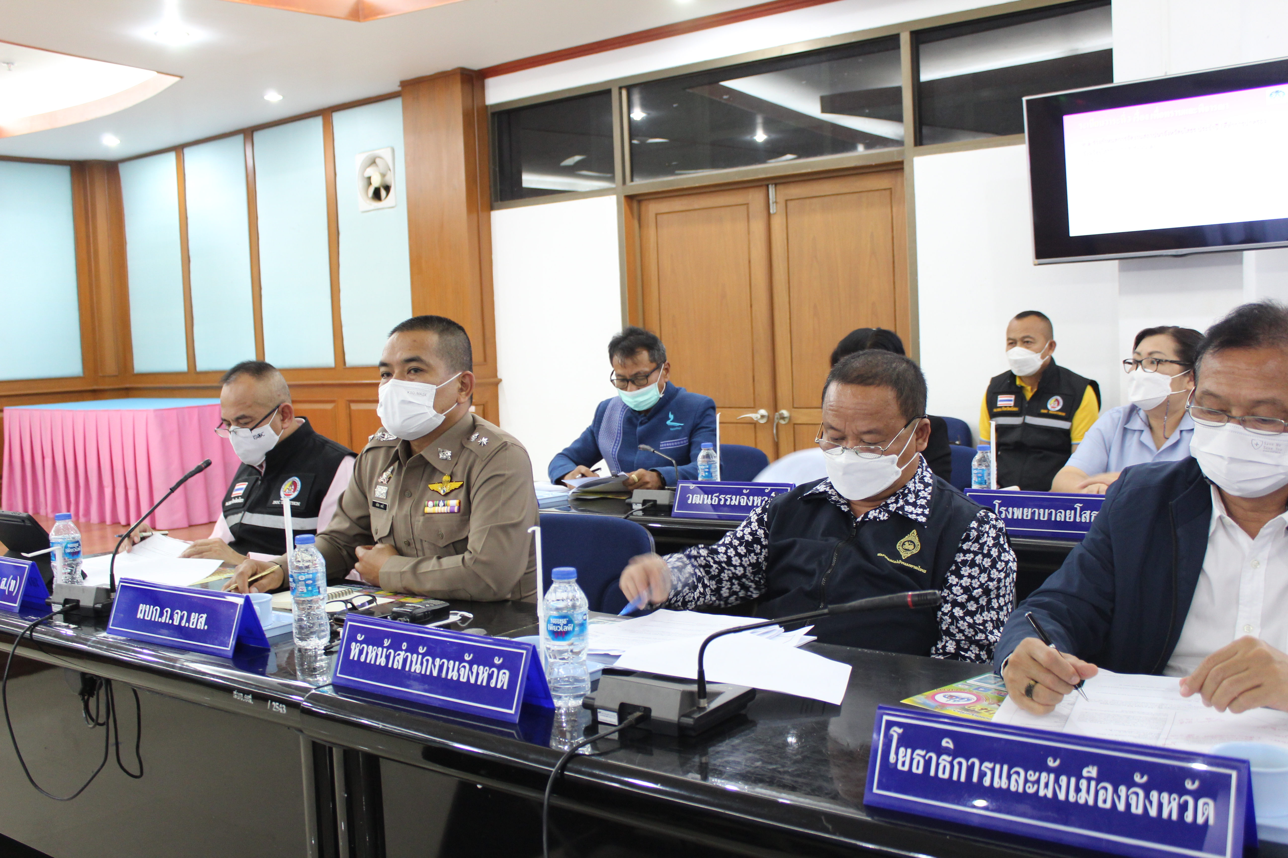 พช.ยโสธร ร่วมประชุมคณะกรรมการดำเนินการจัดงานสถาปนาจังหวัดยโสธร ประจำปี 2565 “สะออน 50 ปี ศรียโสธร