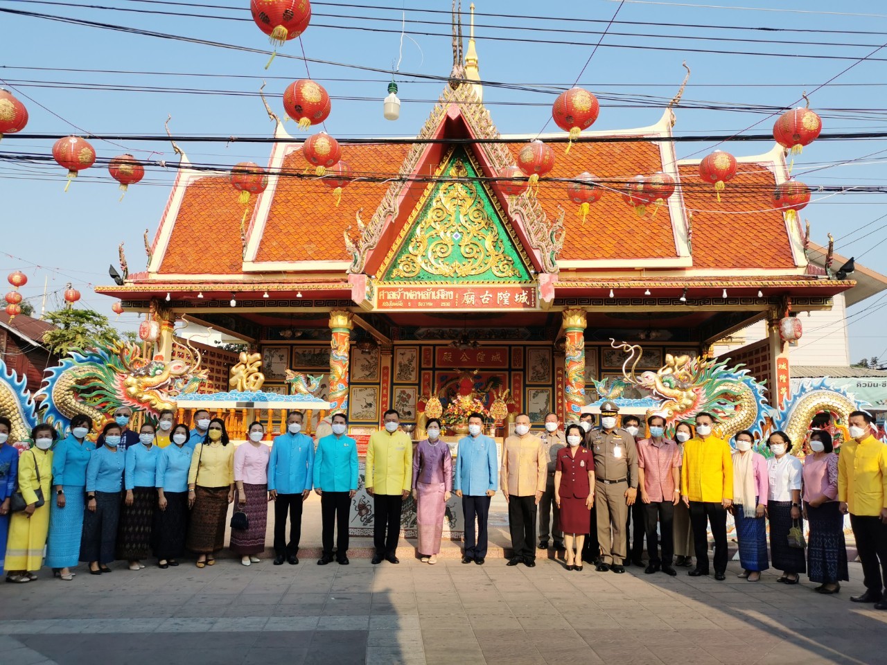 พช.ยโสธร ร่วมพิธีบอกกล่าวสิ่งศักดิ์สิทธิ์ 10 แห่ง เนื่องในวันสถาปนาจังหวัดยโสธร ครบรอบ 50  ปี  “สะออน 50 ปี ศรียโสธร”? 