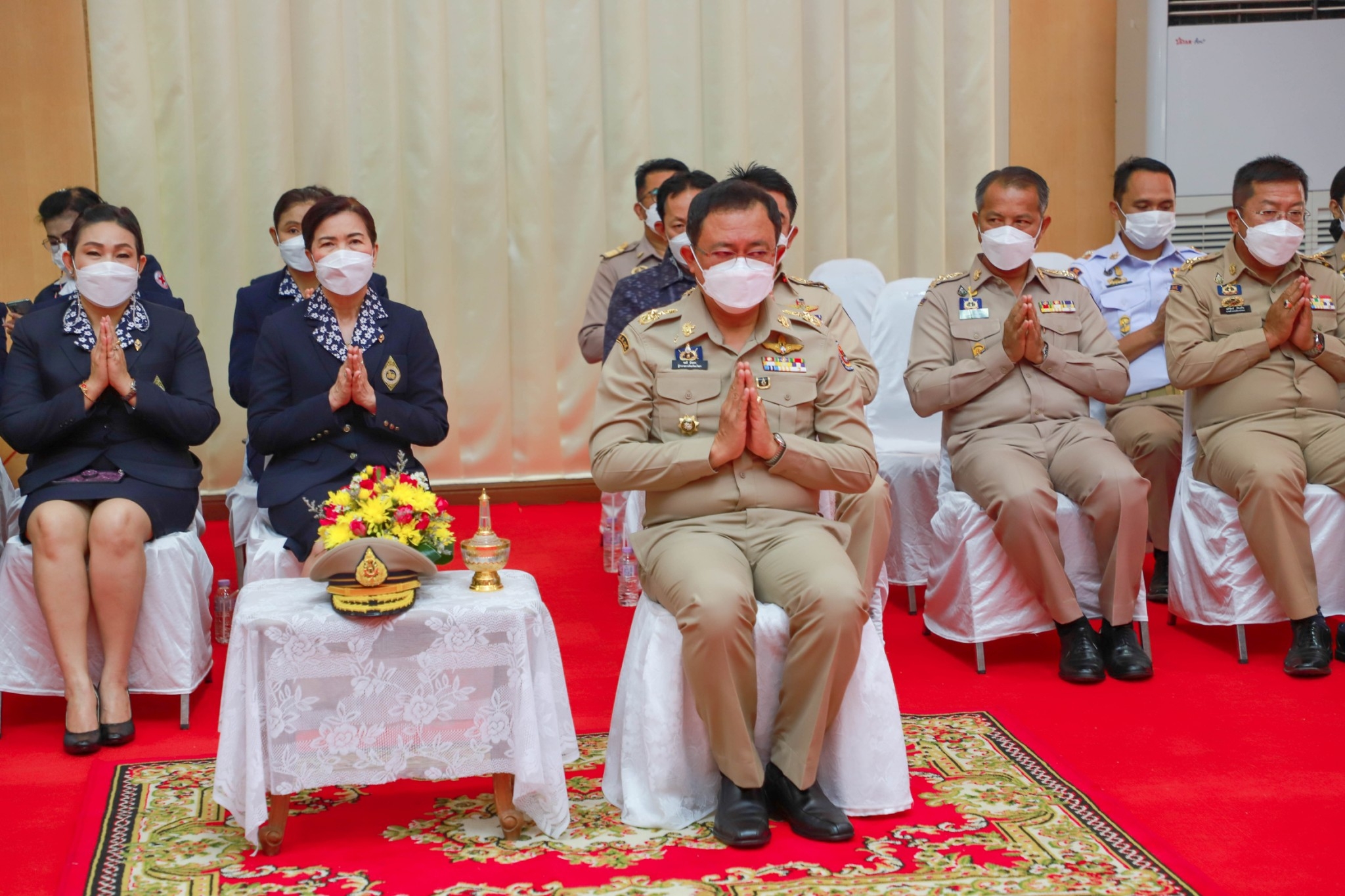 พช.ยโสธร  ร่วมกิจกรรมวันคล้ายวันสถาปนากองอาสารักษาดินแดน ครบรอบ 68 ปี และมอบทุนการศึกษาของสมาคมแม่บ้านมหาดไทย ประจำปี 2565