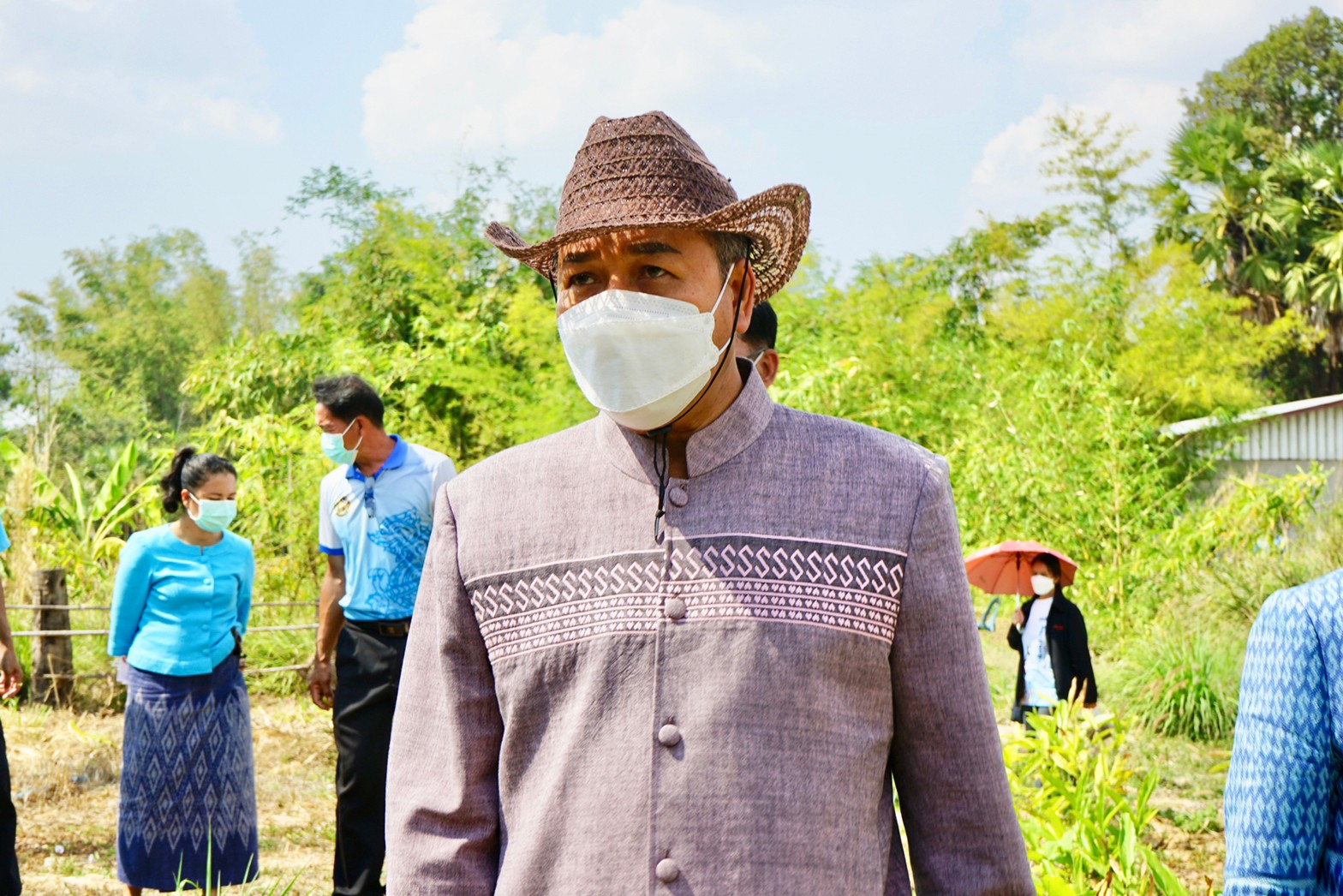 พช.ยโสธร การตรวจ ติดตาม นิเทศงาน พื้นที่  “โคก หนอง นา โมเดล” อ.เมืองยโสธร จ.ยโสธร ของผู้ตรวจราชการกรมการพัฒนาชุมชน