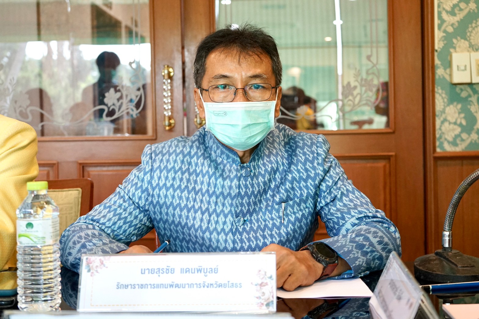 พช.ยโสธร ประชุมรับการตรวจราชการของผู้ตรวจราชการกรมการพัฒนาชุมชน เขตตรวจราชการที่ 14 (กลุ่มจังหวัดภาคตะวันออกเฉียงเหนือตอนล่าง 2) ประจำเดือนกุมภาพันธ์ 2565