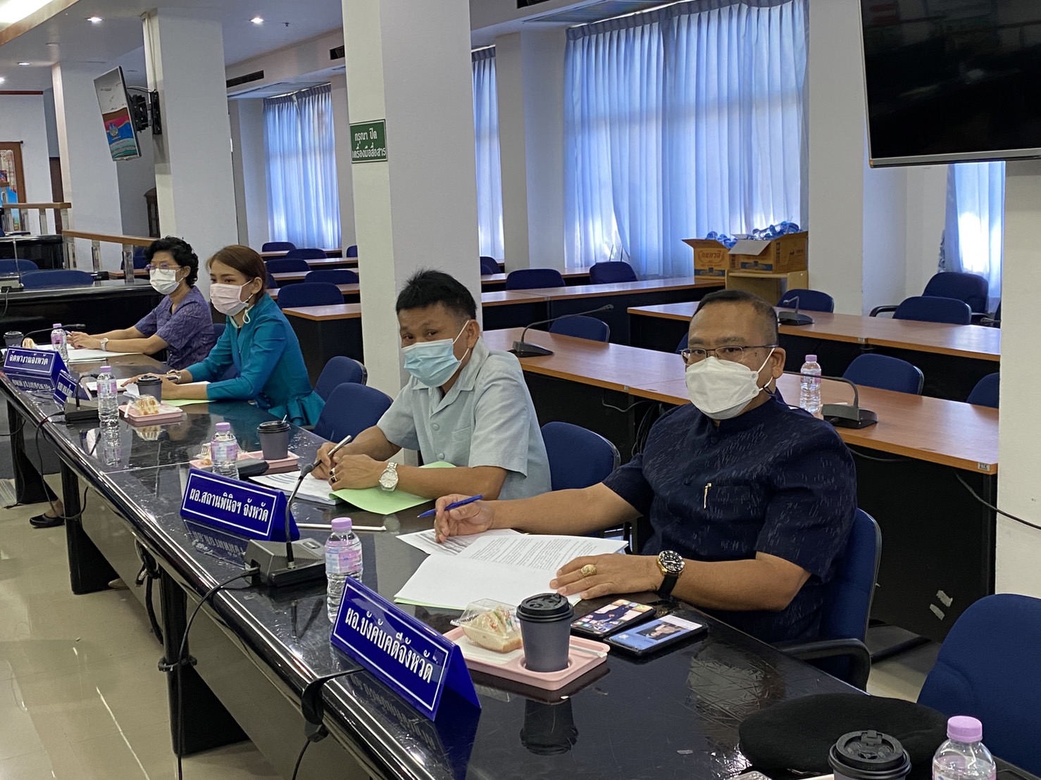 พช.ยโสธร ร่วมประชุมคณะกรรมการการพัฒนาบริหารงานยุติธรรมระดับจังหวัด (กพยจ.) และคณะกรรมการเพื่ออำนวยความยุติธรรมและการประสานความร่วมมือในระดับจังหวัดทั้ง 3 ด้าน ครั้งที่ 1 /2565