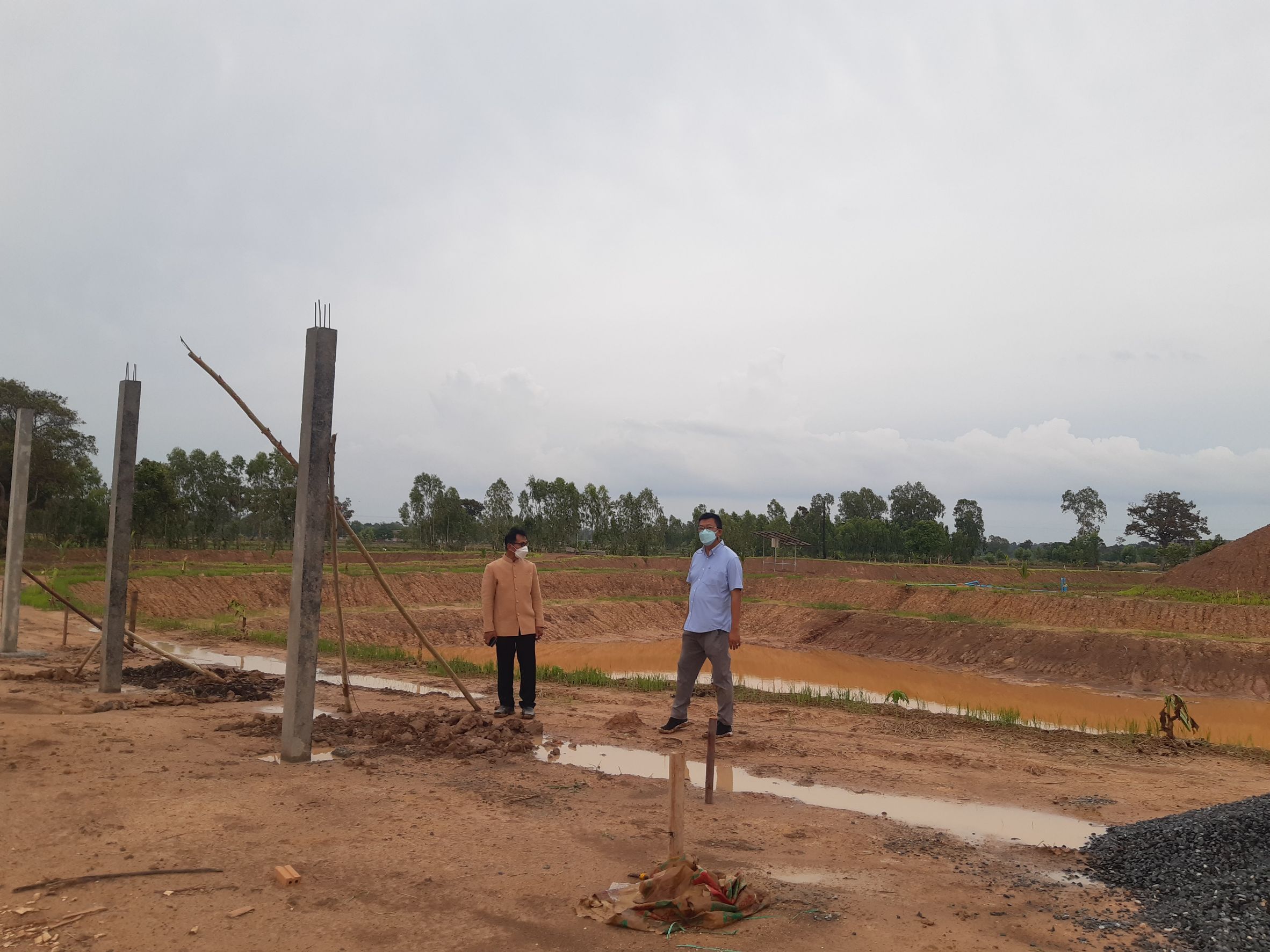 พช.ยโสธร ตรวจ/ติดตาม/นิเทศงาน พื้นที่  “โคก หนอง นา โมเดล” อ.เมืองยโสธร จ.ยโสธร
