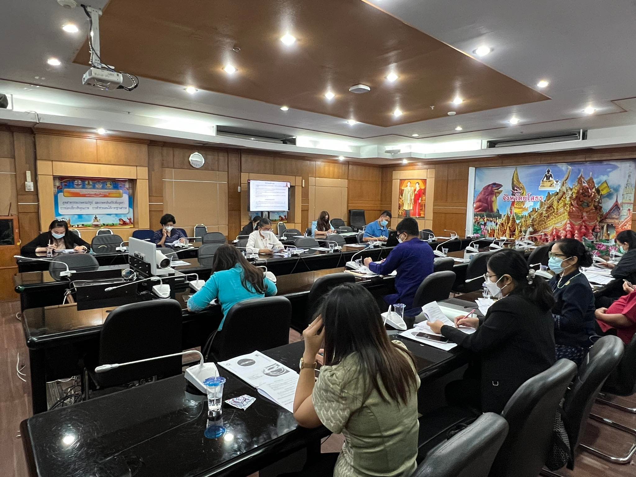 พช.ยโสธร ประชุมเชิงปฏิบัติการเพื่อขับเคลื่อนเป้าหมายการพัฒนาที่ยั่งยืนเชิงพื้นที่ ( SDG Localisation) ครั้งที่ 3 ผ่านระบบการประชุมทางไกล