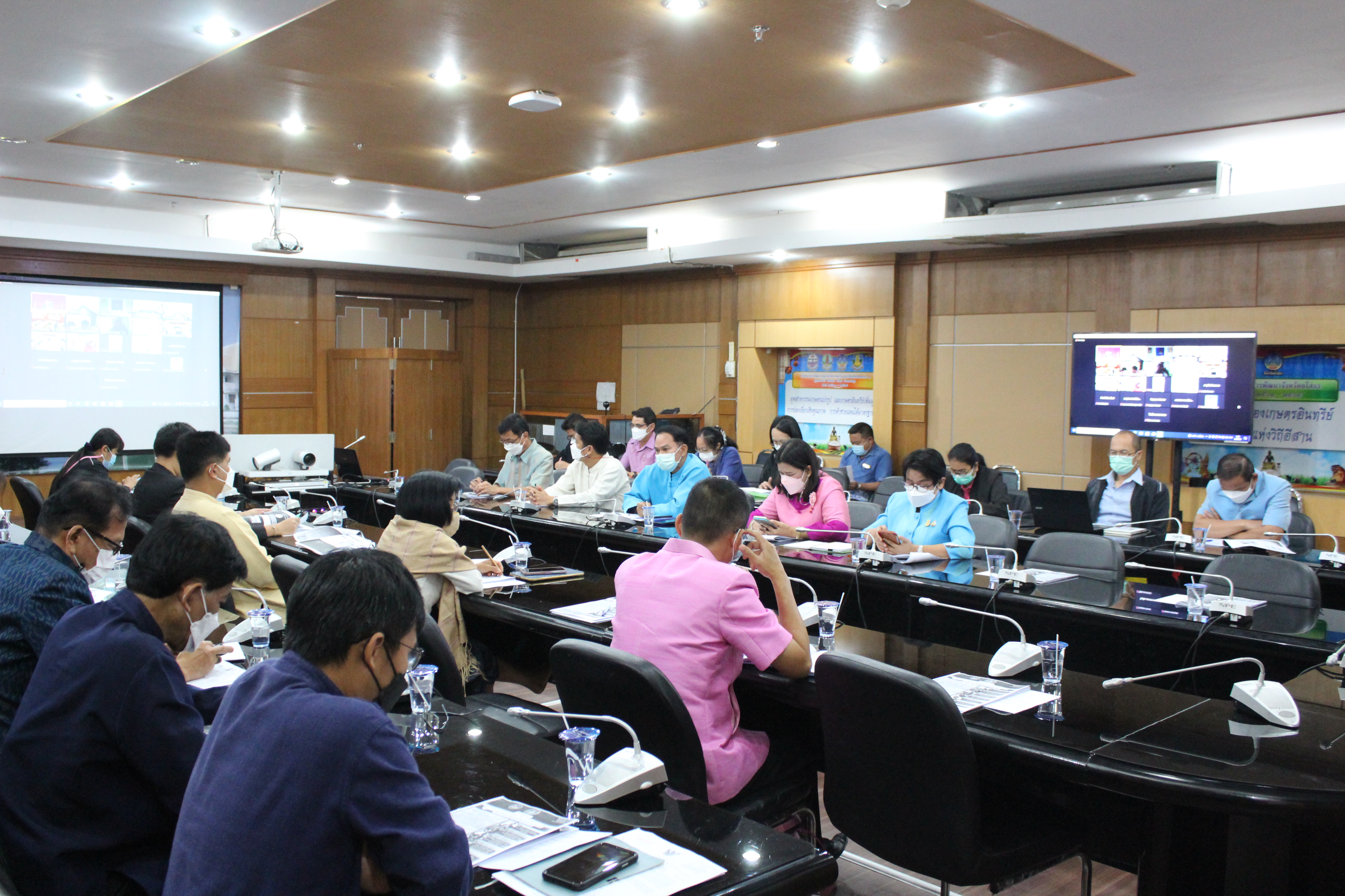 พช.ยโสธร ร่วมประชุมการประเมินสถานะของหน่วยงานภาครัฐในการเป็นระบบราชการ ๔.o (PMQA ๔.o)