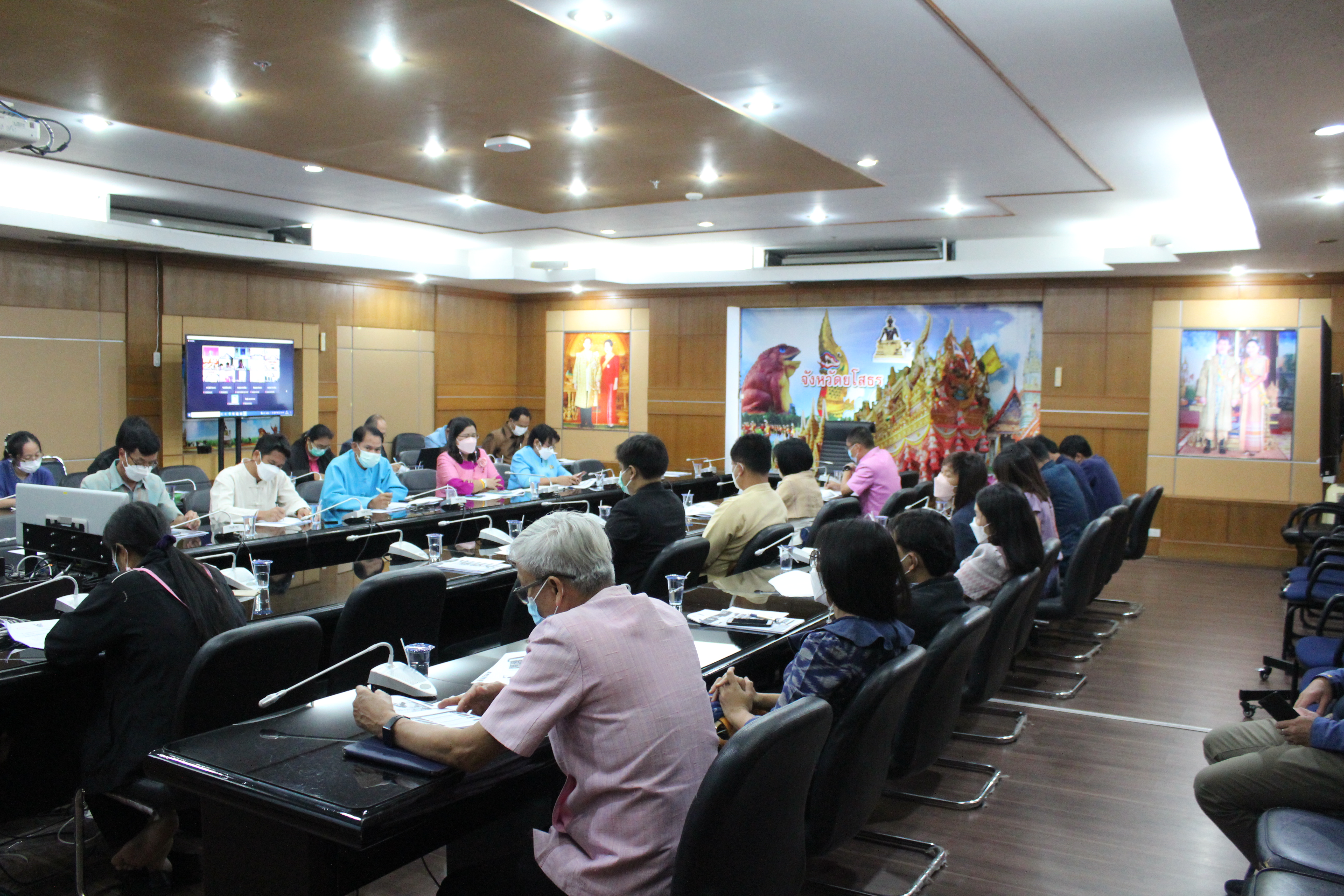 พช.ยโสธร ร่วมประชุมการประเมินสถานะของหน่วยงานภาครัฐในการเป็นระบบราชการ ๔.o (PMQA ๔.o)