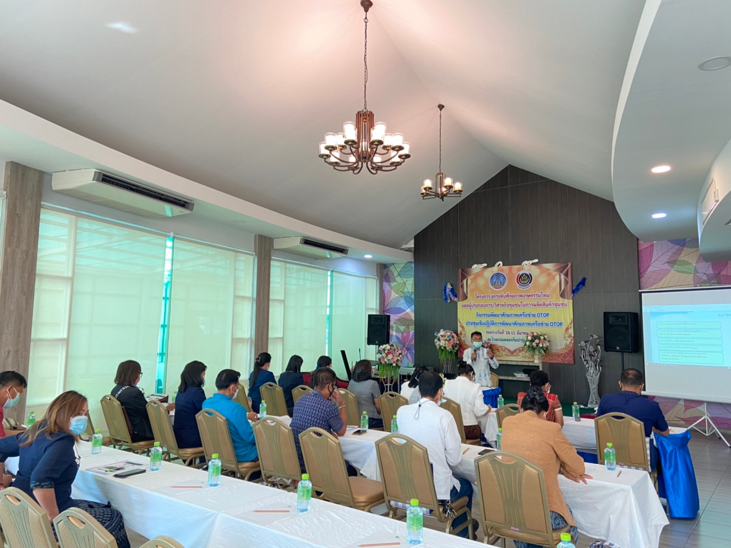 พช.ยโสธร โครงการยกระดับศักยภาพเกษตรรุ่นใหม่และผู้ประกอบการ/วิสาหกิจชุมชนในการผลิตสินค้าชุมชน กิจกรรมพัฒนาศักยภาพเครือข่าย OTOP ประชุมเชิงปฏิบัติการพัฒนาศักยภาพเครือข่าย OTOP