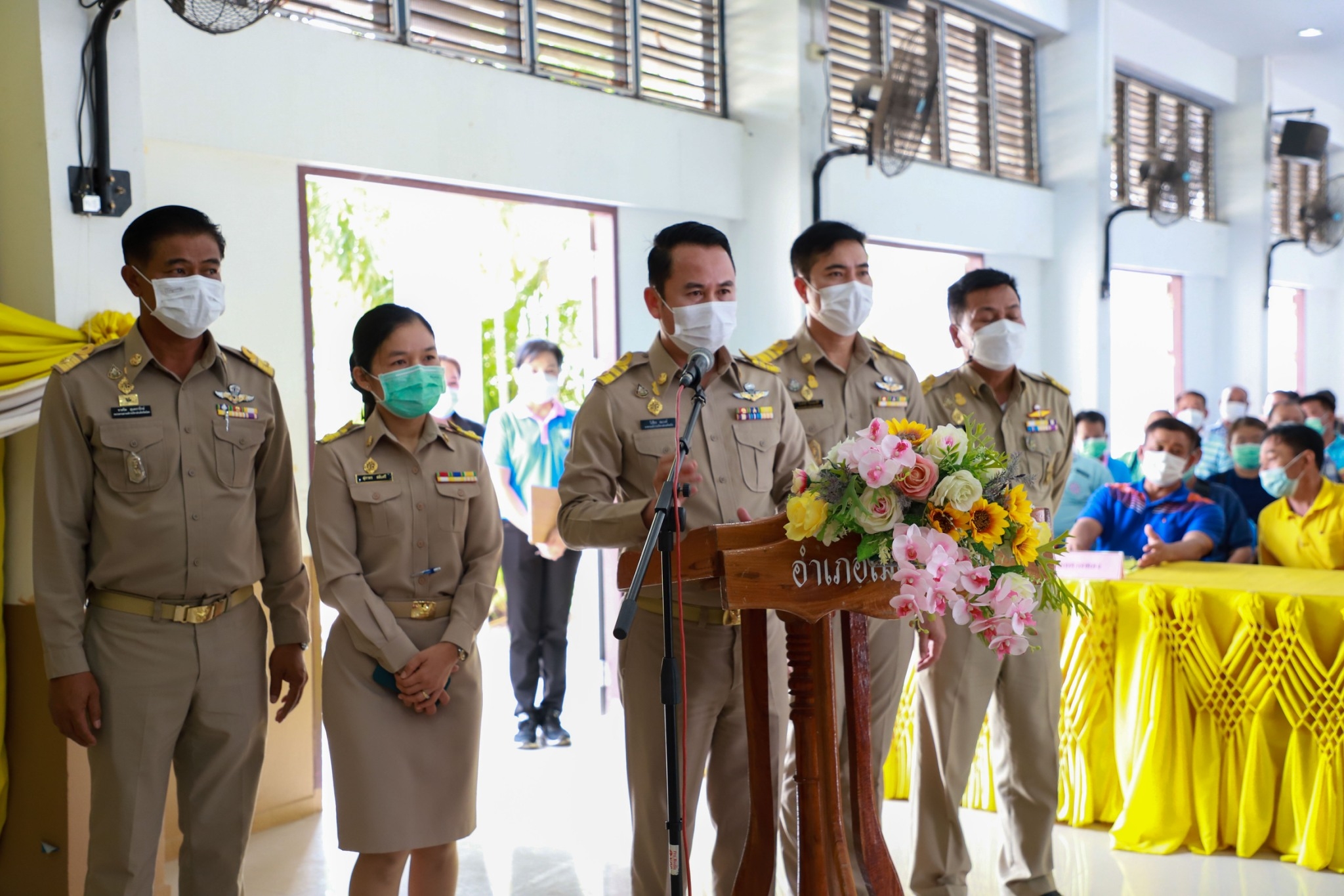 พช.ยโสธร ร่วมขับเคลื่อนการป้องกันและแก้ไขปัญหายาเสพติด ตามแผนปฏิบัติการ 50 ตำบลมั่นคง พื้นที่ปลอดภัยยาเสพติดจังหวัดยโสธร ประจำปี 2565