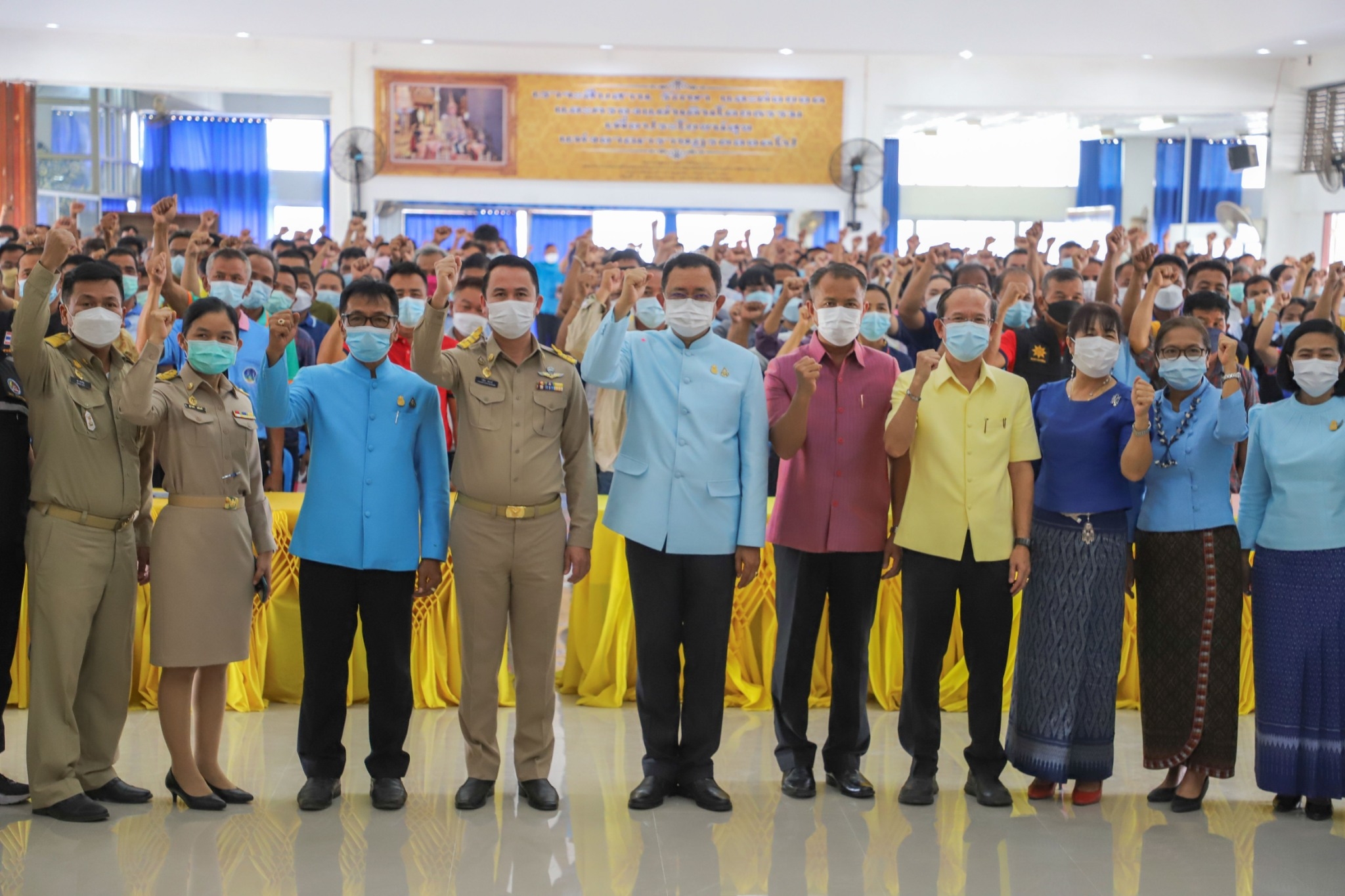 พช.ยโสธร ร่วมขับเคลื่อนการป้องกันและแก้ไขปัญหายาเสพติด ตามแผนปฏิบัติการ 50 ตำบลมั่นคง พื้นที่ปลอดภัยยาเสพติดจังหวัดยโสธร ประจำปี 2565