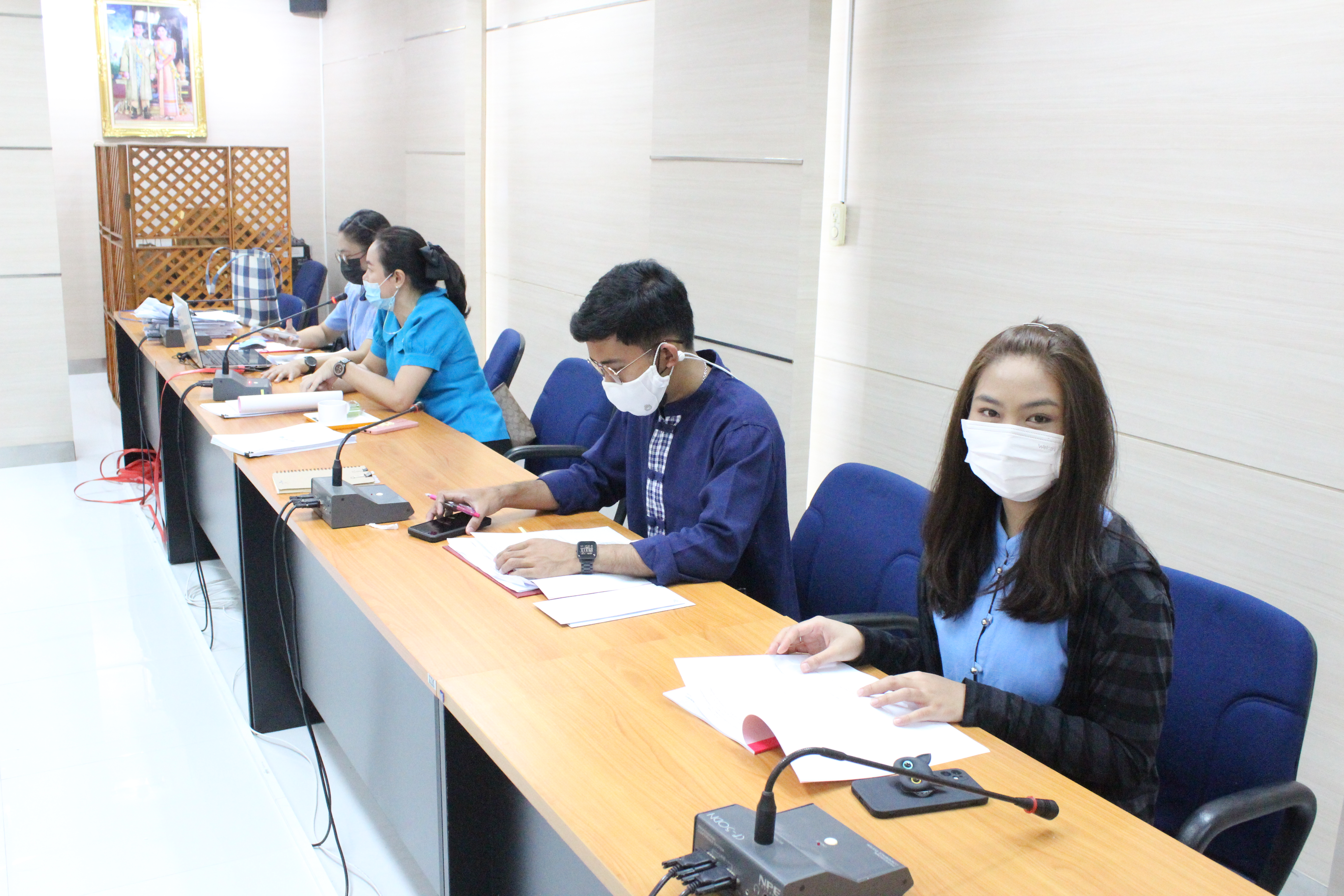 พช.ยโสธร  ประชุมคณะทำงานขับเคลื่อนกองทุนพัฒนาบทบาทสตรีจังหวัดยโสธร  ครั้งที่ 4 /2565 ประจำเดือนเมษายน 2565