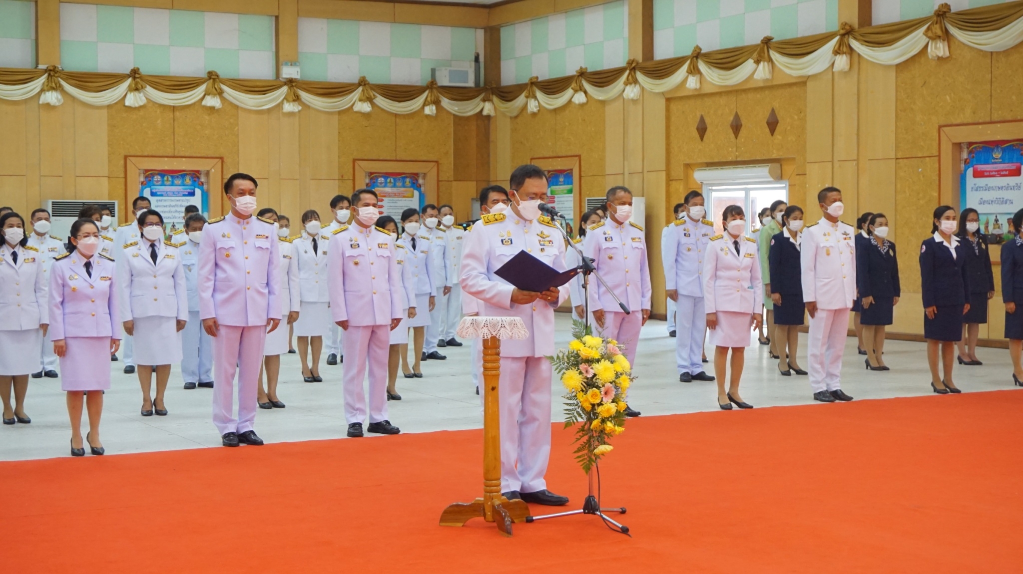 พช.ยโสธร ร่วมพิธี วันคล้ายวันสวรรคต สมเด็จพระนเรศวรมหาราช ประจำปี 2565