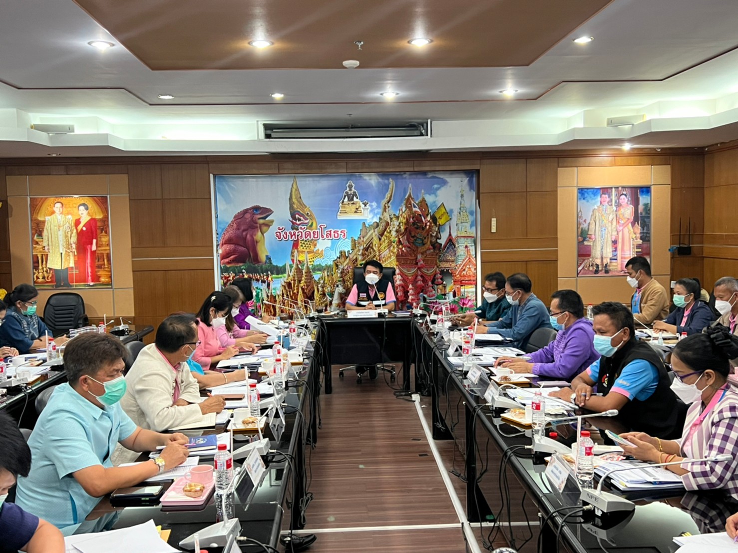 พช.ยโสธร ประชุมผู้บริหารและนักวิชาการพัฒนาชุมชน สังกัดสำนักงานพัฒนาชุมชนจังหวัดยโสธร ครั้งที่ 3/2565