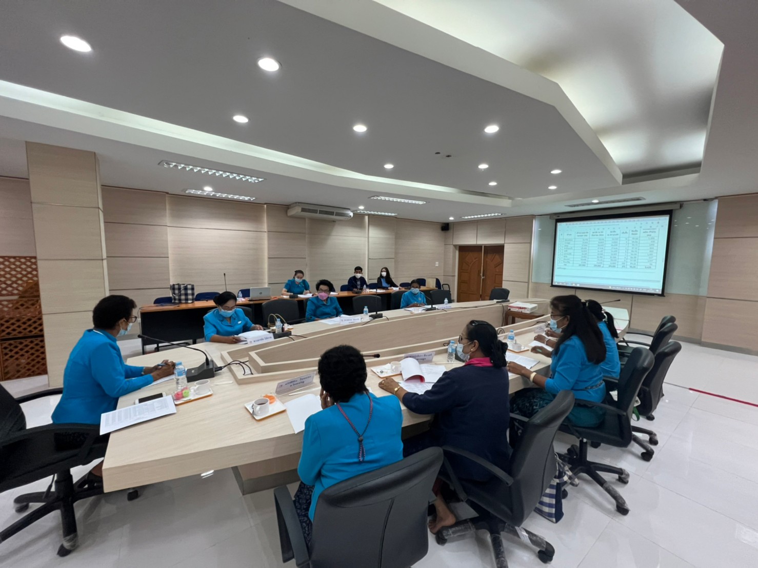 พช.ยโสธร  ประชุมคณะทำงานขับเคลื่อนกองทุนพัฒนาบทบาทสตรีจังหวัดยโสธร  ครั้งที่ 4 /2565 ประจำเดือนเมษายน 2565