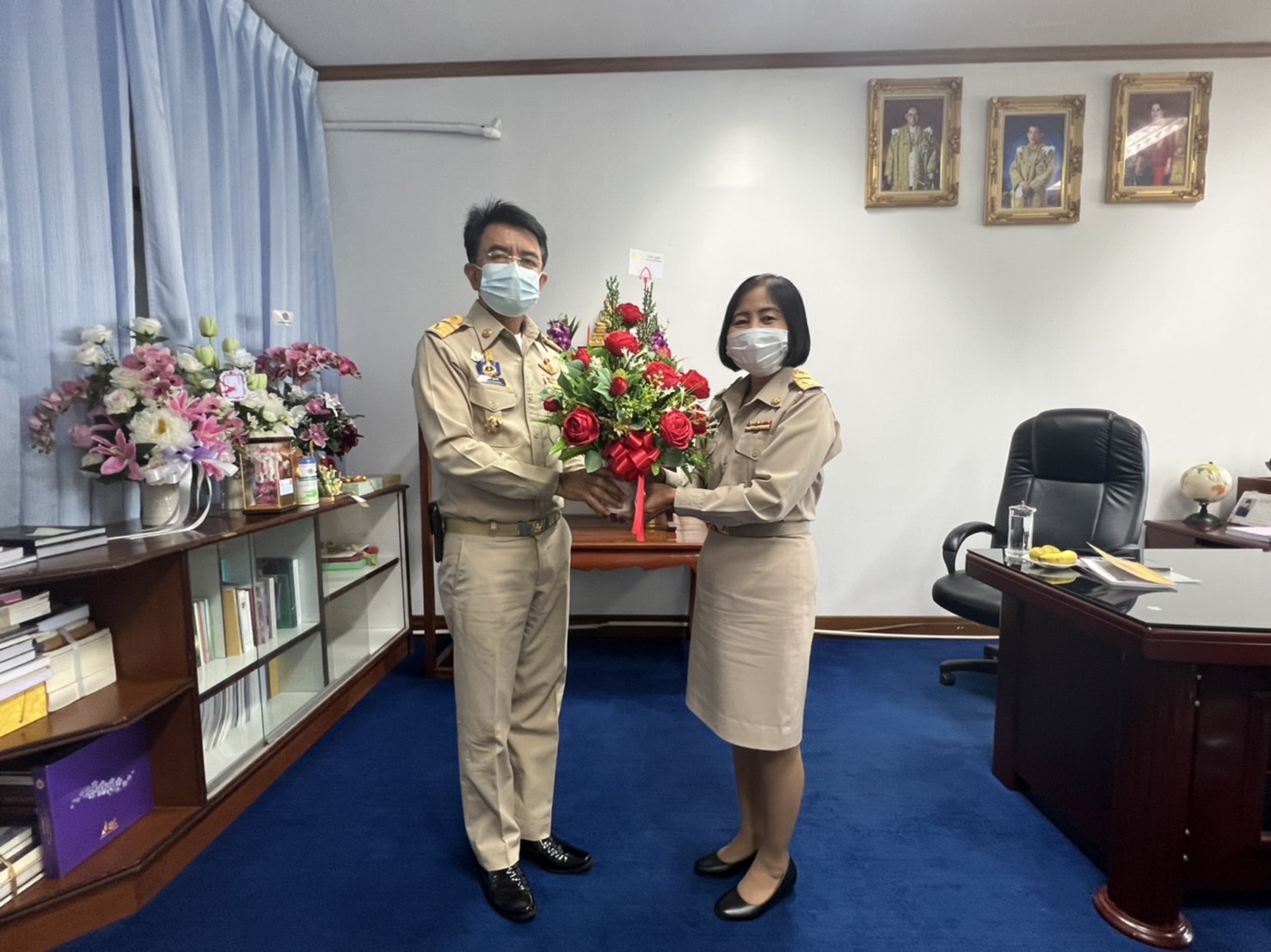 พช.ยโสธร   พัฒนาการจังหวัดยโสธร  รายงายตัวกับผู้ว่าราชการจังหวัดยโสธร และรองผู้ว่าราชการจังหวัด ในโอกาสเข้ารับตำแหน่งใหม่