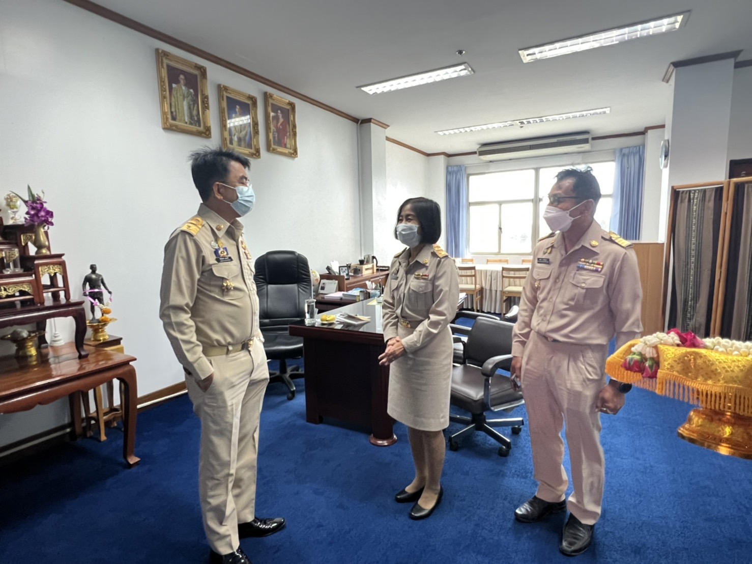 พช.ยโสธร   พัฒนาการจังหวัดยโสธร  รายงายตัวกับผู้ว่าราชการจังหวัดยโสธร และรองผู้ว่าราชการจังหวัด ในโอกาสเข้ารับตำแหน่งใหม่